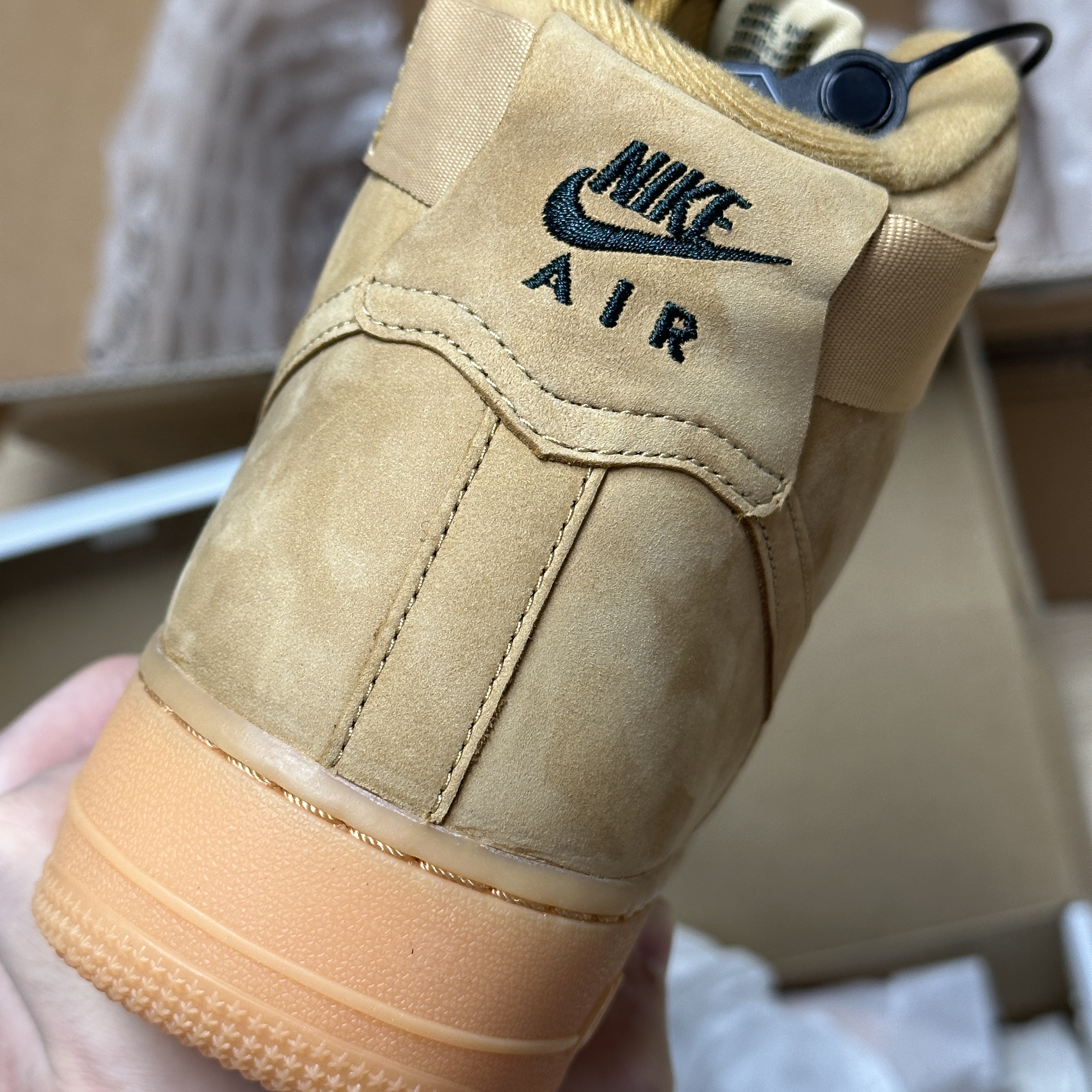 (W) Nike Air Force 1 High Wheat 2016 착용 스타일 - 2
