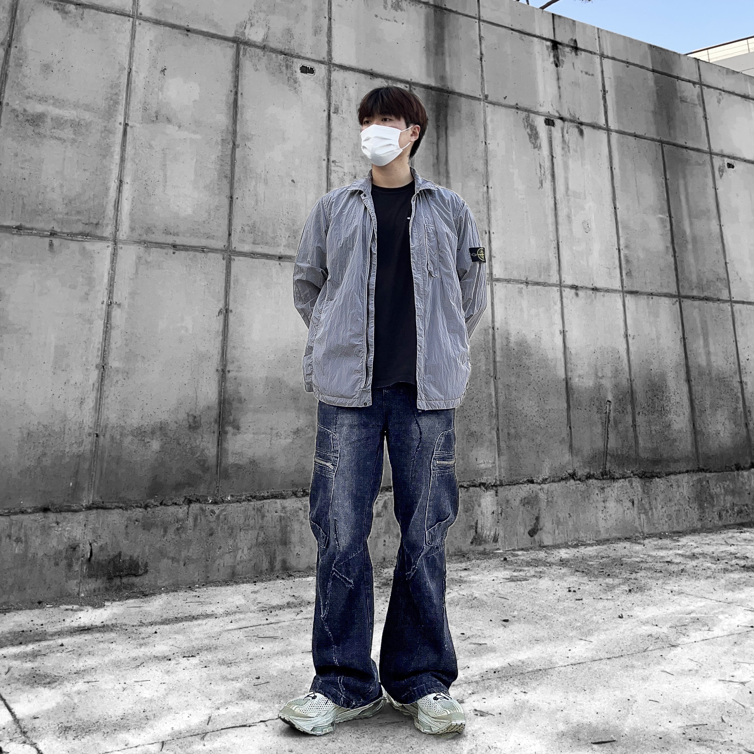 Stussy Full Deck 2 T-Shirt Black, Nike x Matthew M Williams Zoom 004 Stone 착용 스타일