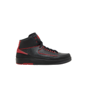 (GS) Jordan 2 Retro Black Varsity Red