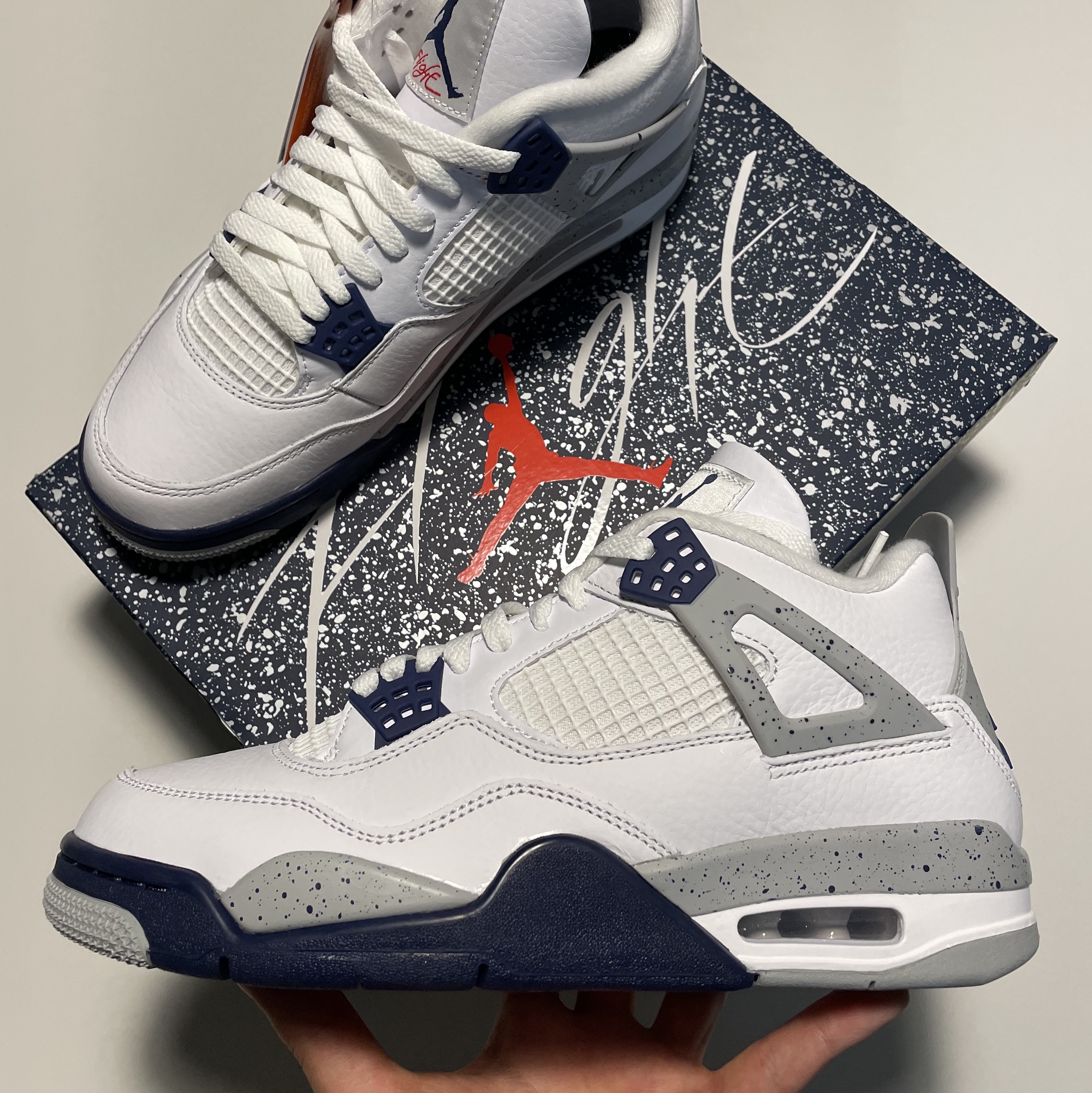Jordan 4 Retro Midnight Navy 착용 스타일