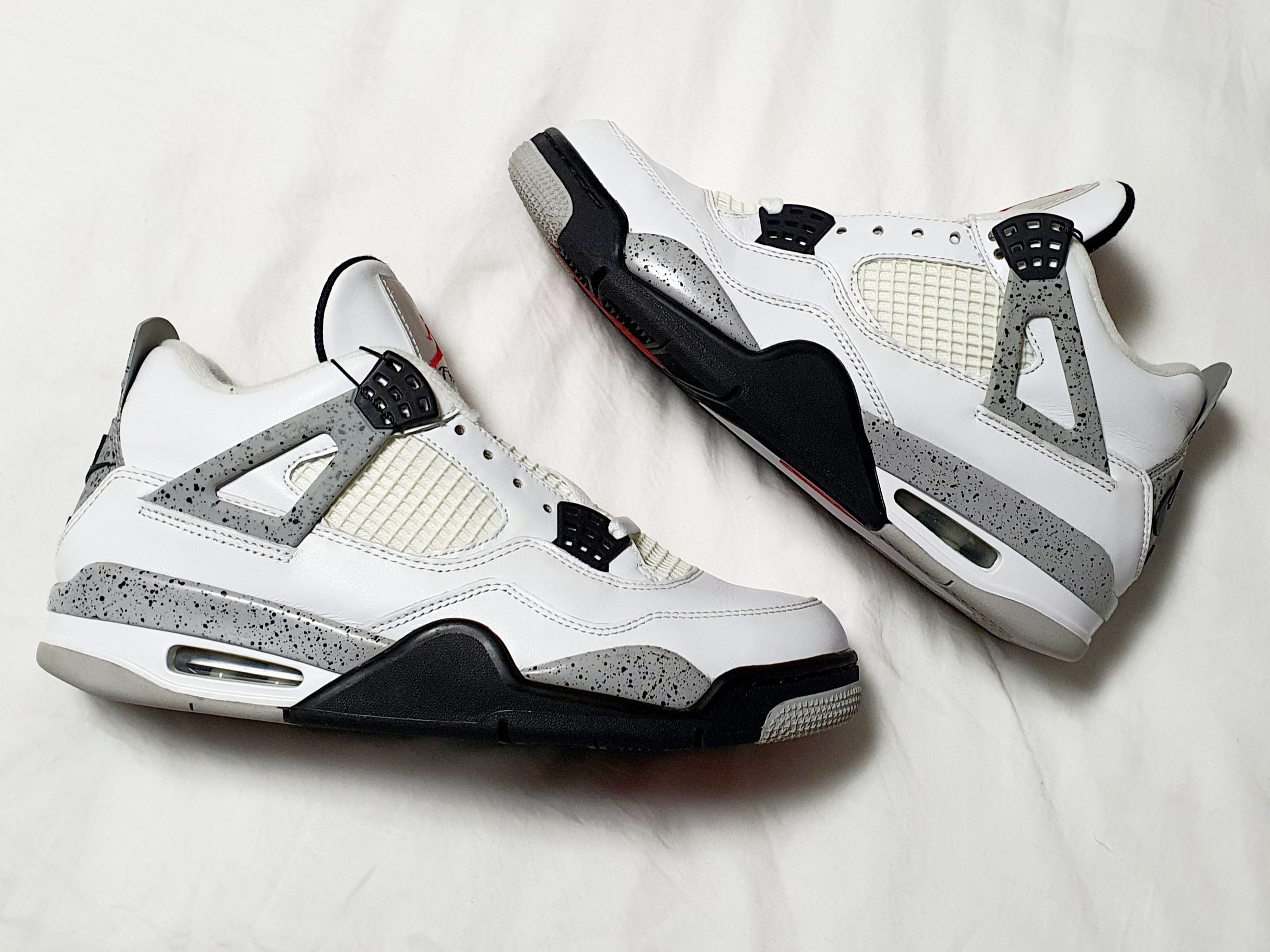 Jordan 4 Retro OG White Cement 2016 착용 스타일 - 1