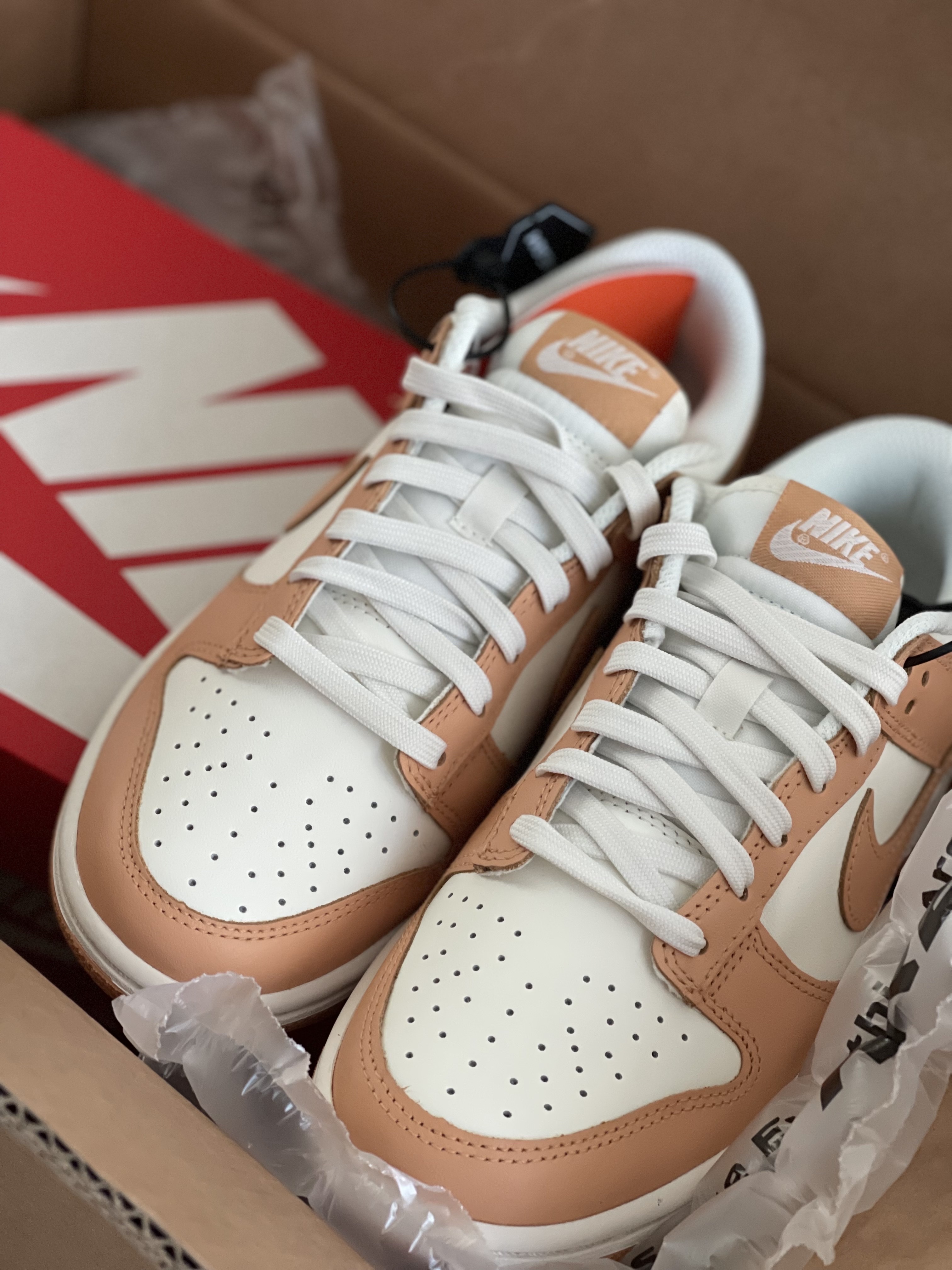 (W) Nike Dunk Low Harvest Moon 착용 스타일