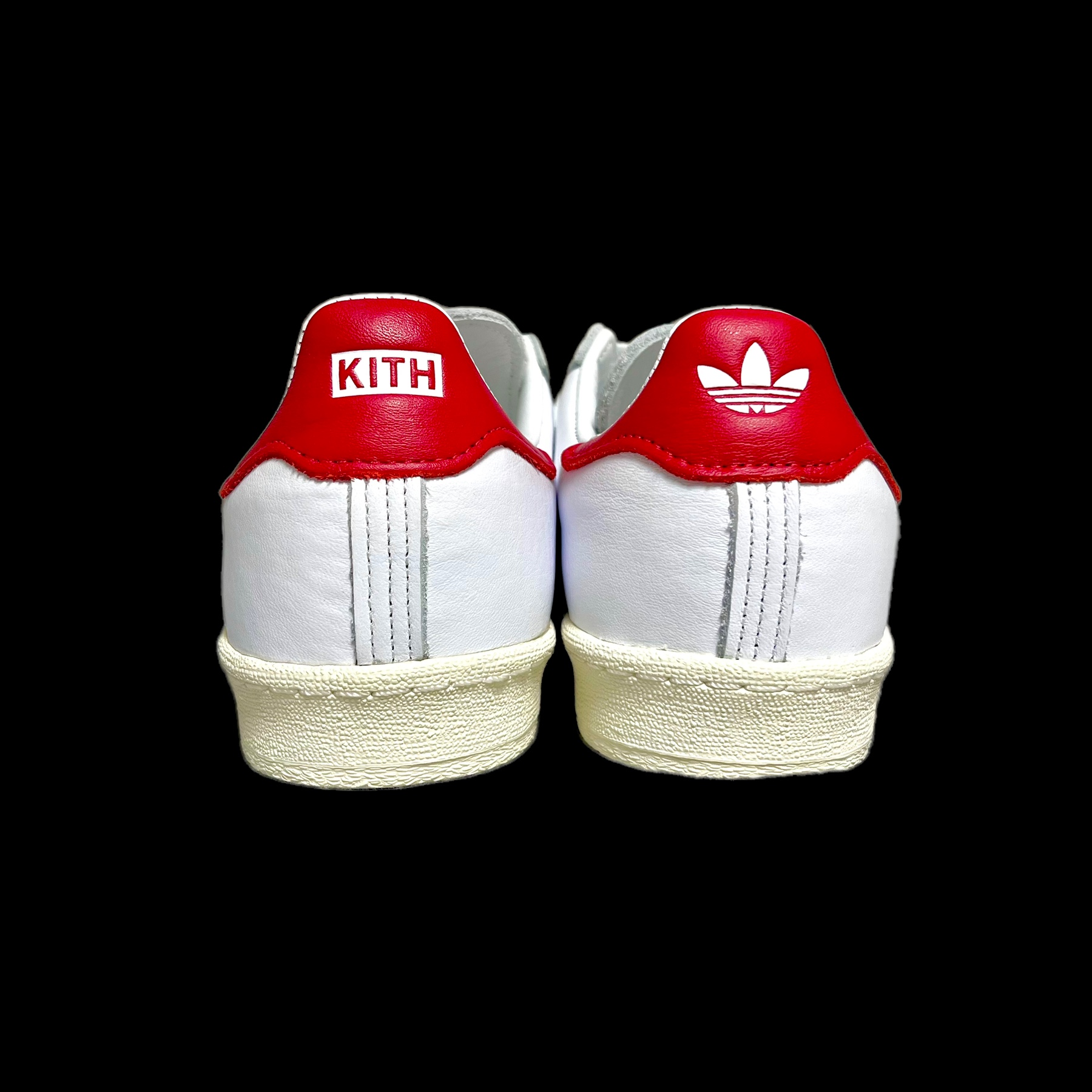 Adidas x Kith Campus 80s Classics Program Off White Scarlet 착용 스타일 - 4