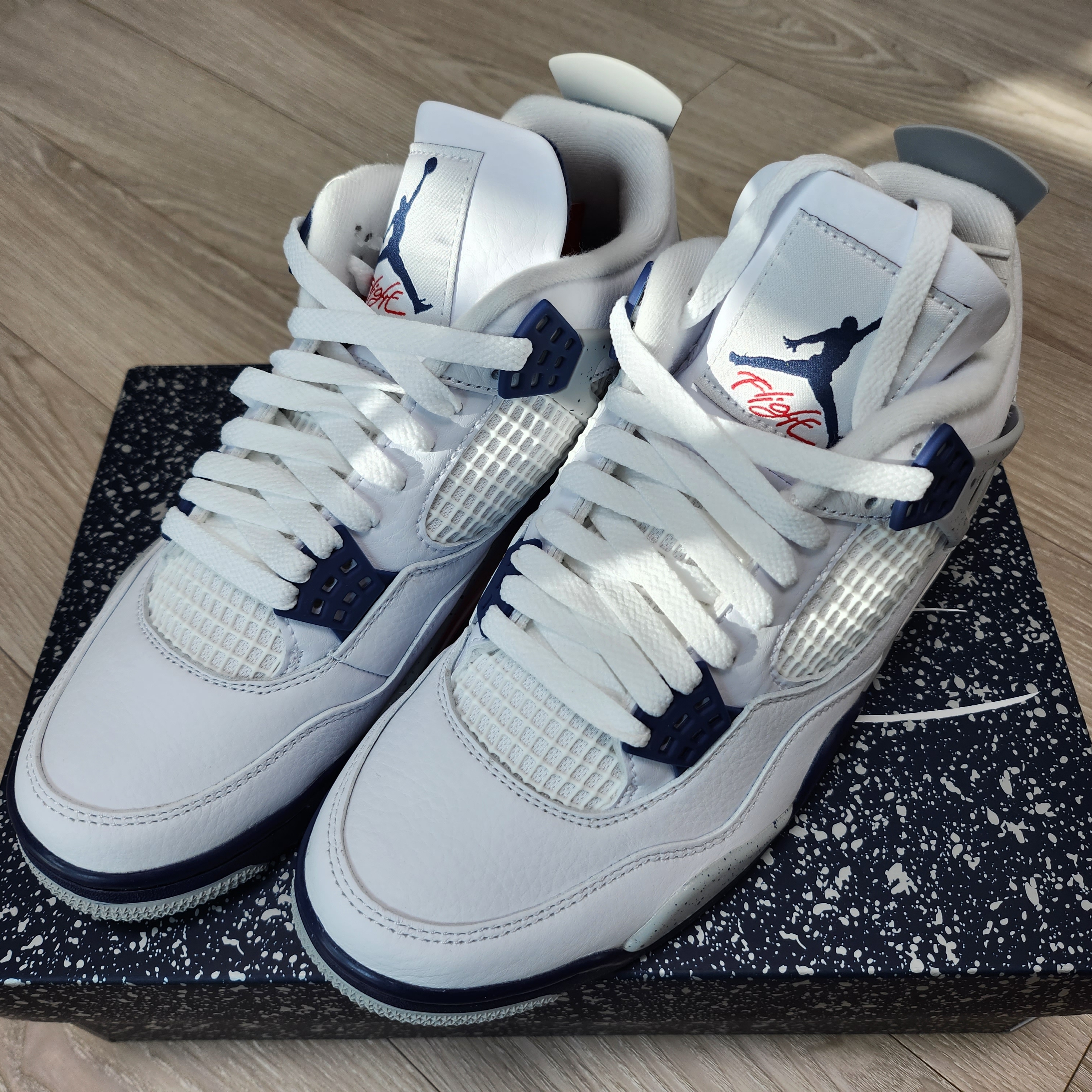 Jordan 4 Retro Midnight Navy 착용 스타일