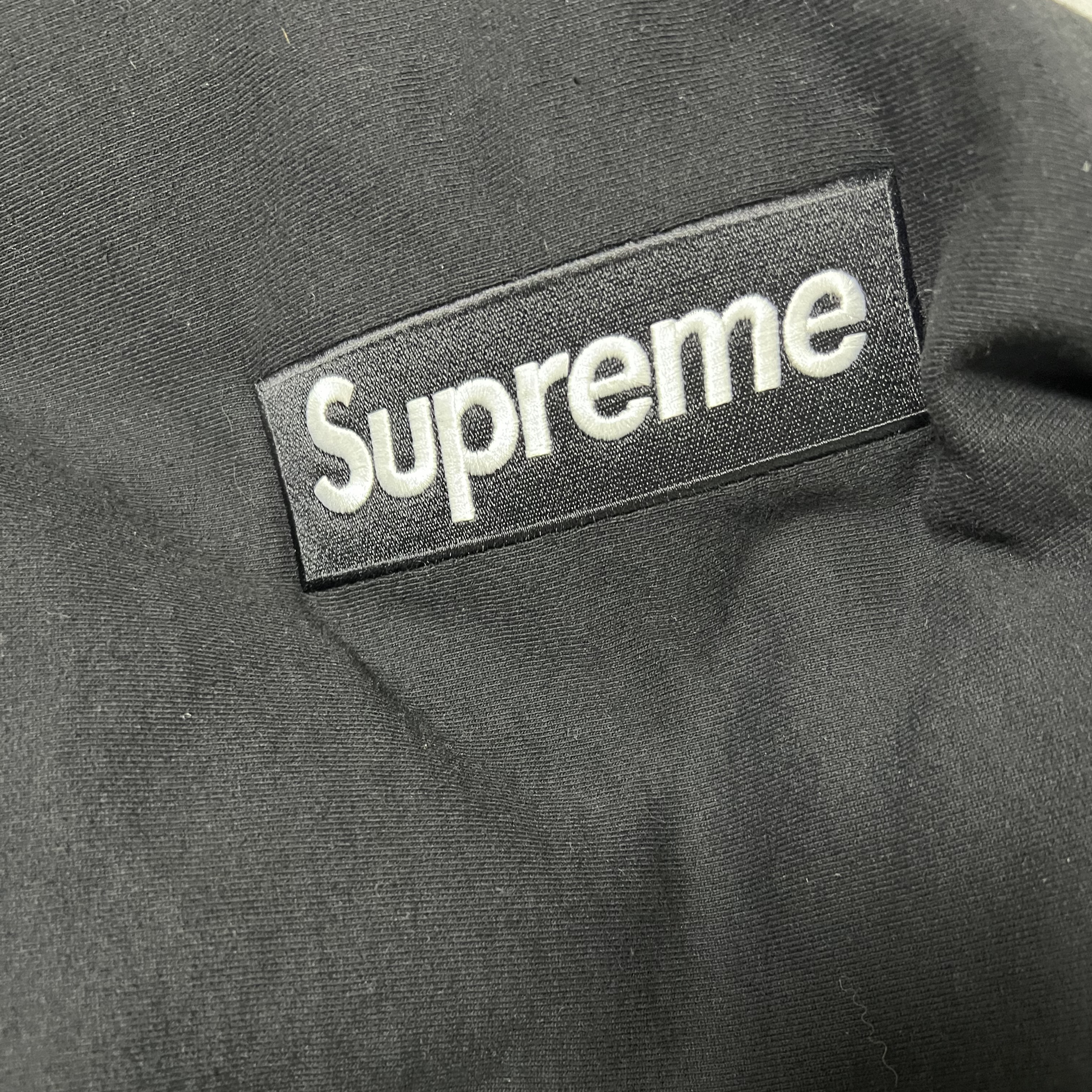 Supreme Box Logo Hooded Sweatshirt Black - 21FW 착용 스타일