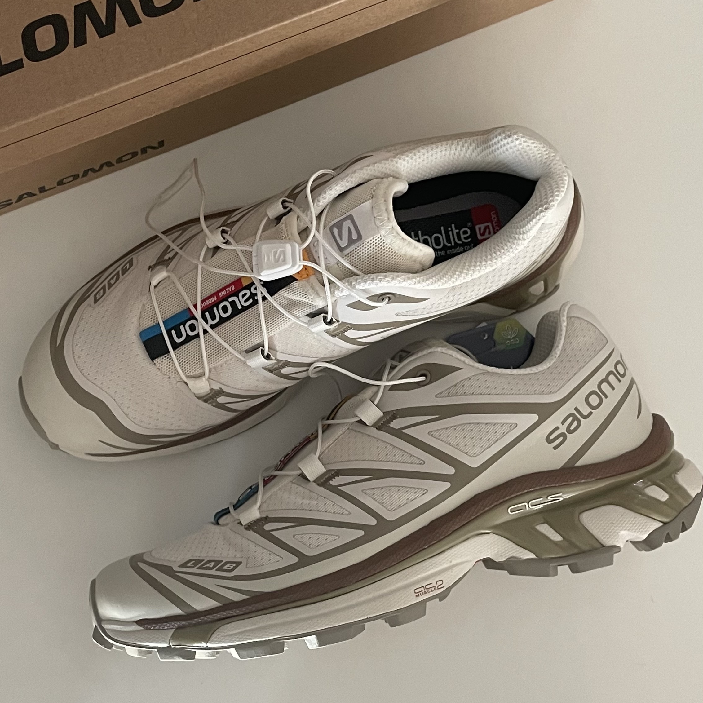 Salomon XT-6 Turtledove 착용 스타일