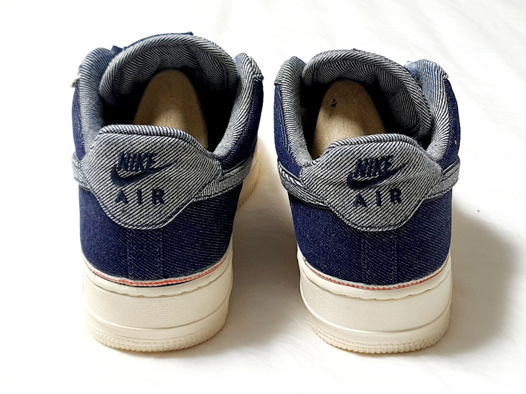 Nike x 3x1 Air Force 1 '07 PRM Raw Indigo 착용 스타일 - 5