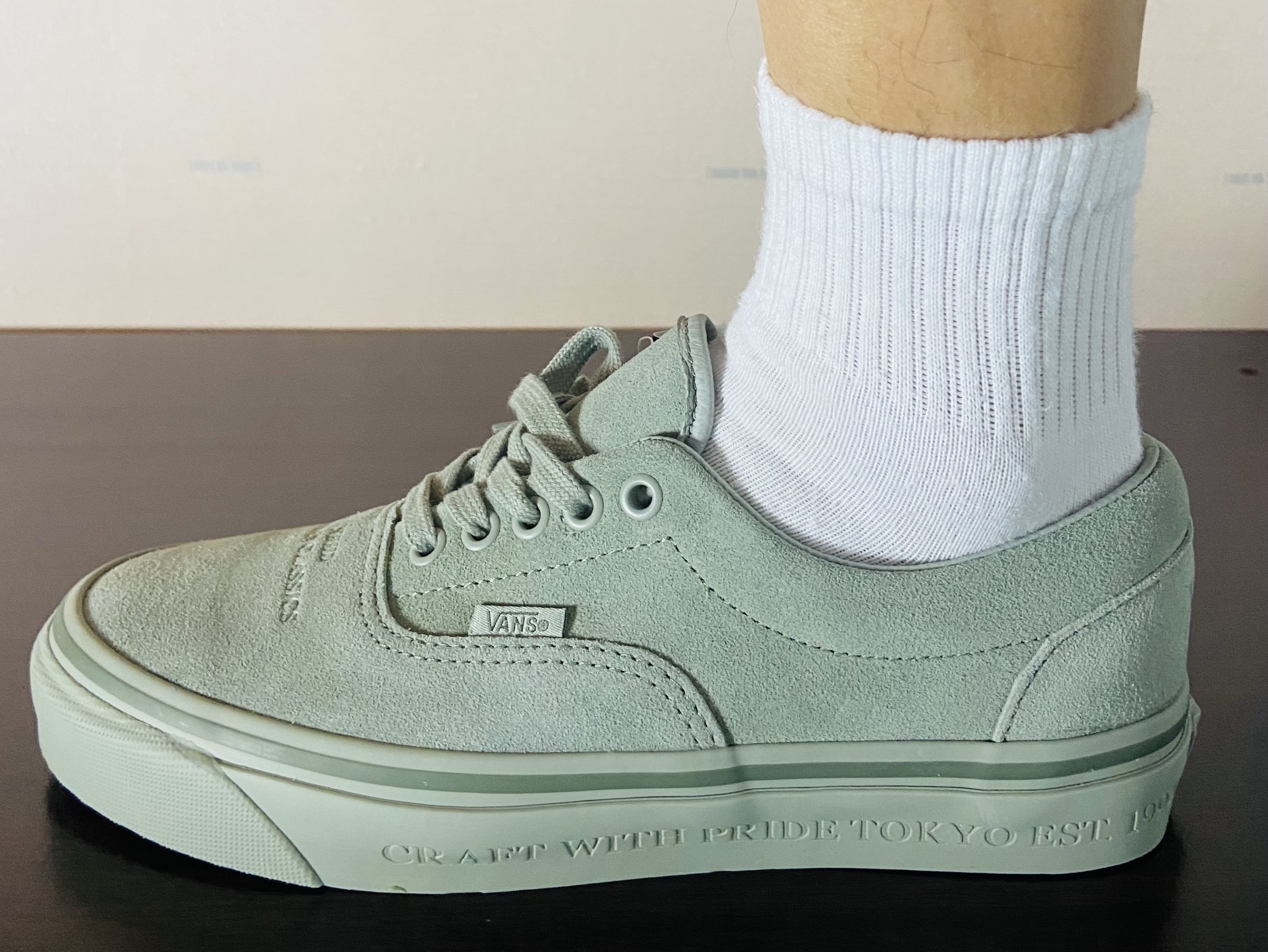 Vans x Neighborhood Era 95 DX Green 착용 스타일