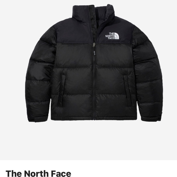 The North Face 1996 Eco Nuptse Jacket Black 착용 스타일