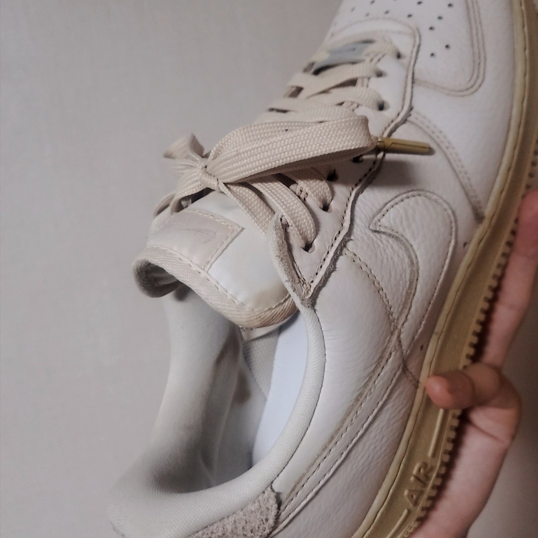 Nike Air Force 1 '07 Craft Vast Grey, Nike Air Force 1 '07 Craft Triple White 착용 스타일 - 4