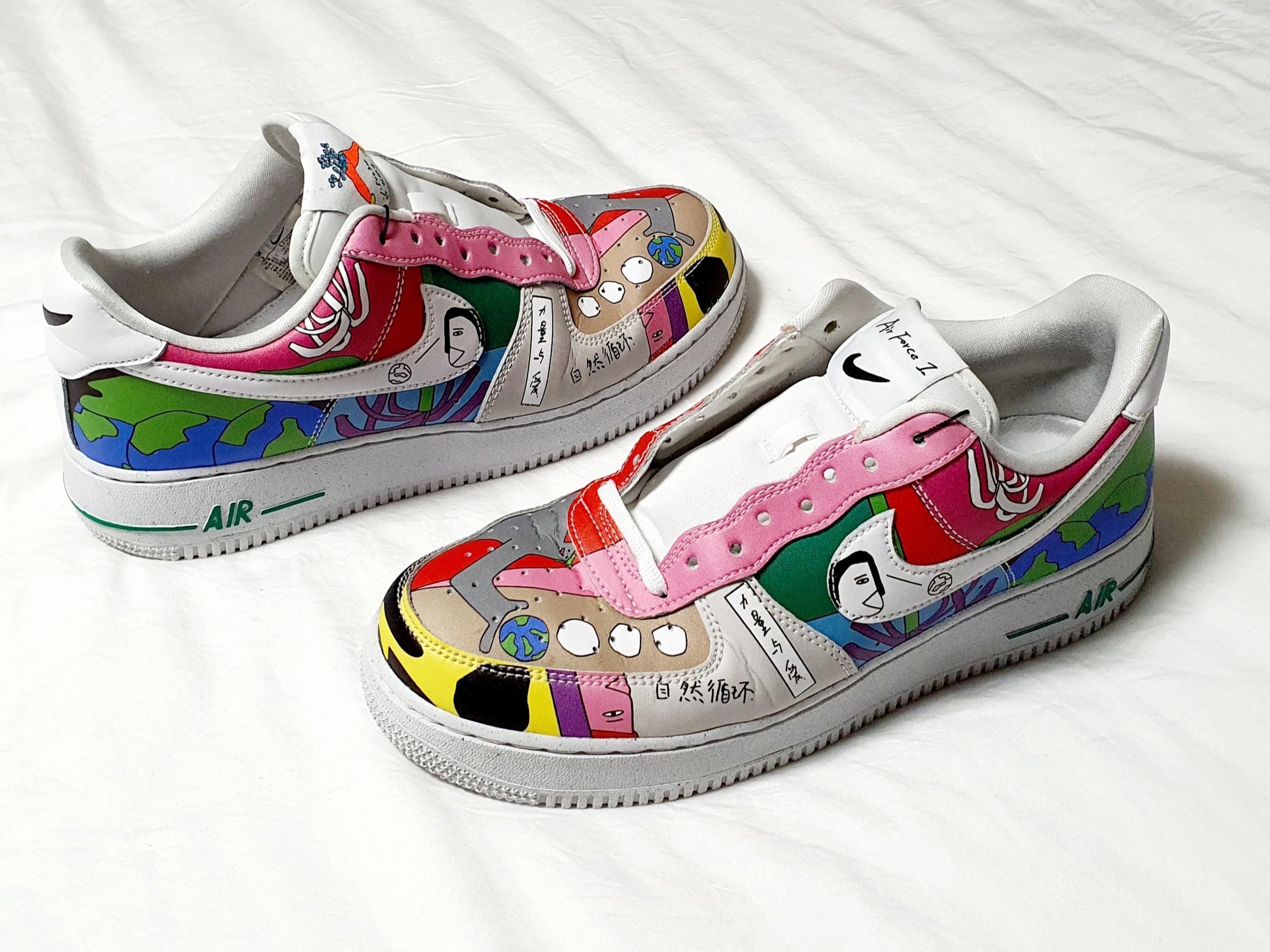 Nike x Ruohan Wang Air Force 1 Low Flyleather 착용 스타일 - 1