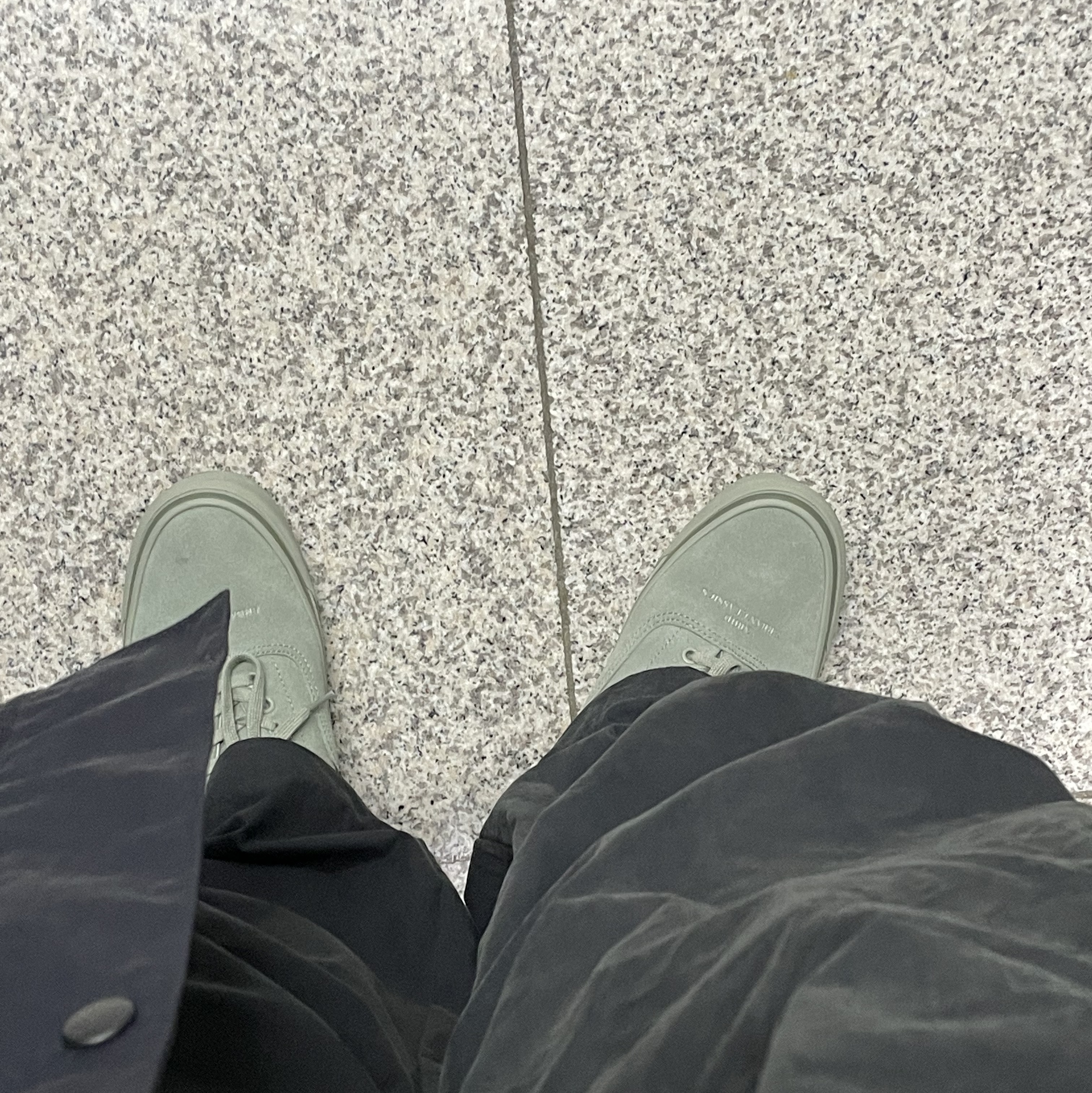 Vans x Neighborhood Era 95 DX Green 착용 스타일