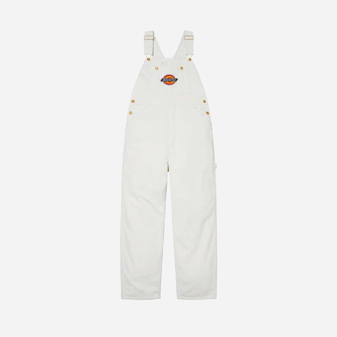 Supreme x Dickies Corduroy Overalls White - 22FW 상세 이미지 1