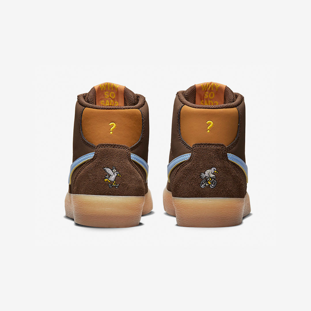 (W) Nike x Why So Sad? SB Bruin High Light Chocolate 착용 스타일 - 5