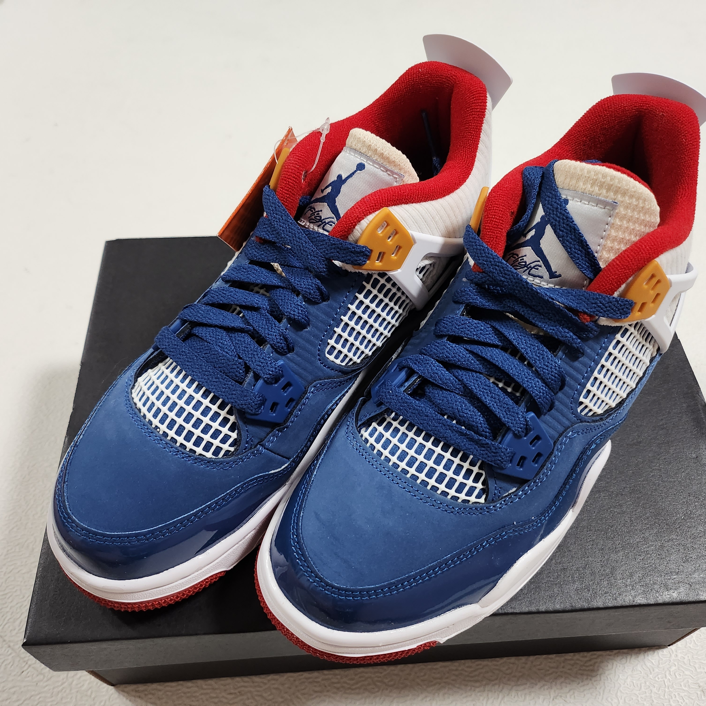 (GS) Jordan 4 Retro French Blue 착용 스타일