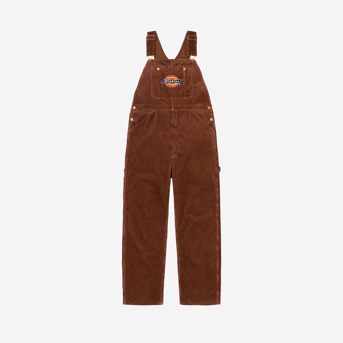 Supreme x Dickies Corduroy Overalls Brown - 22FW 상세 이미지 1