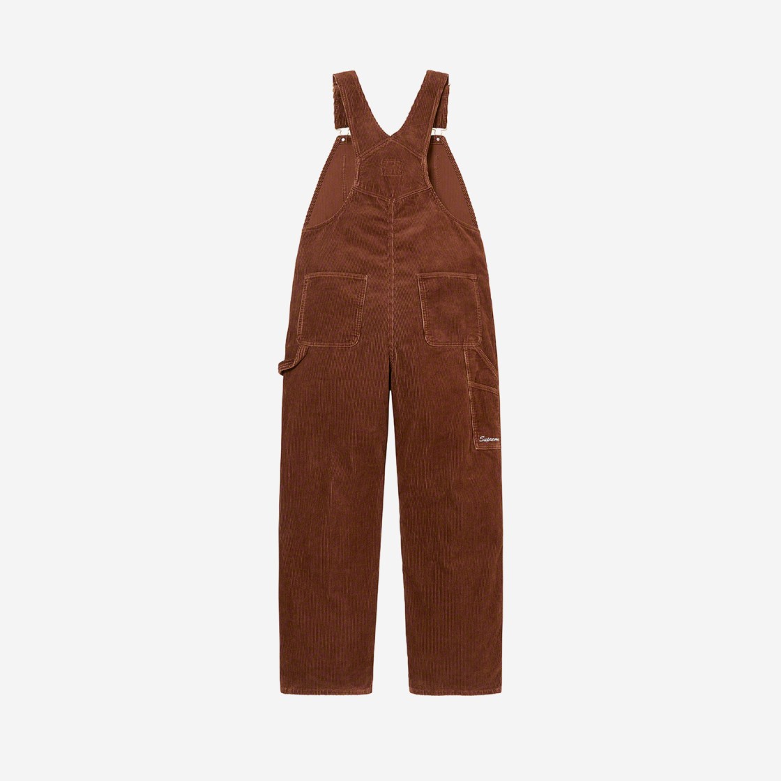 Supreme x Dickies Corduroy Overalls Brown - 22FW 상세 이미지 2