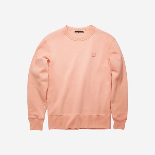 Acne Studios Fairview Face Crewneck Sweatshirt Pale Pink