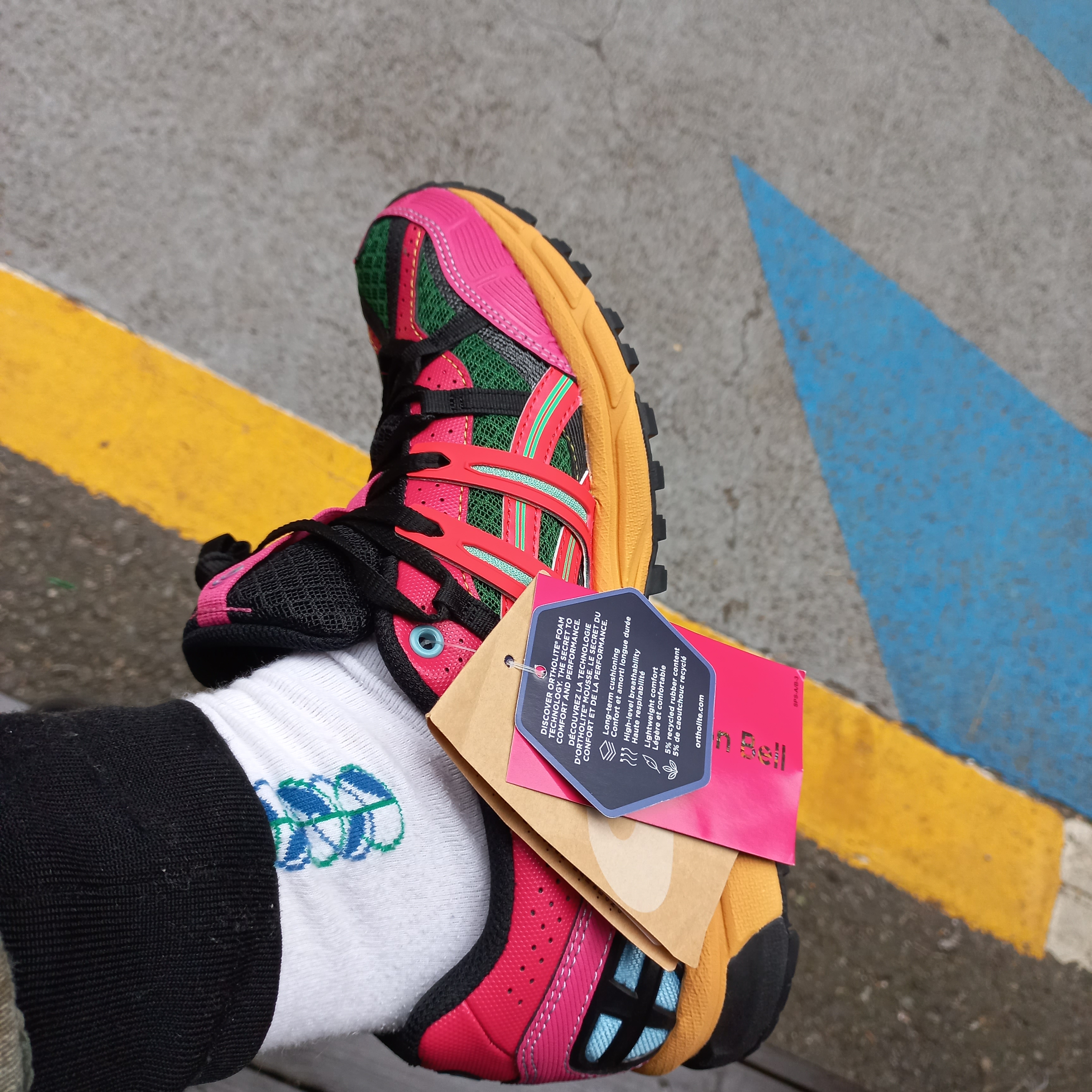 Asics x Andersson Bell Gel-Sonoma 15-50 Bright Rose Evergreen 착용 스타일 - 3