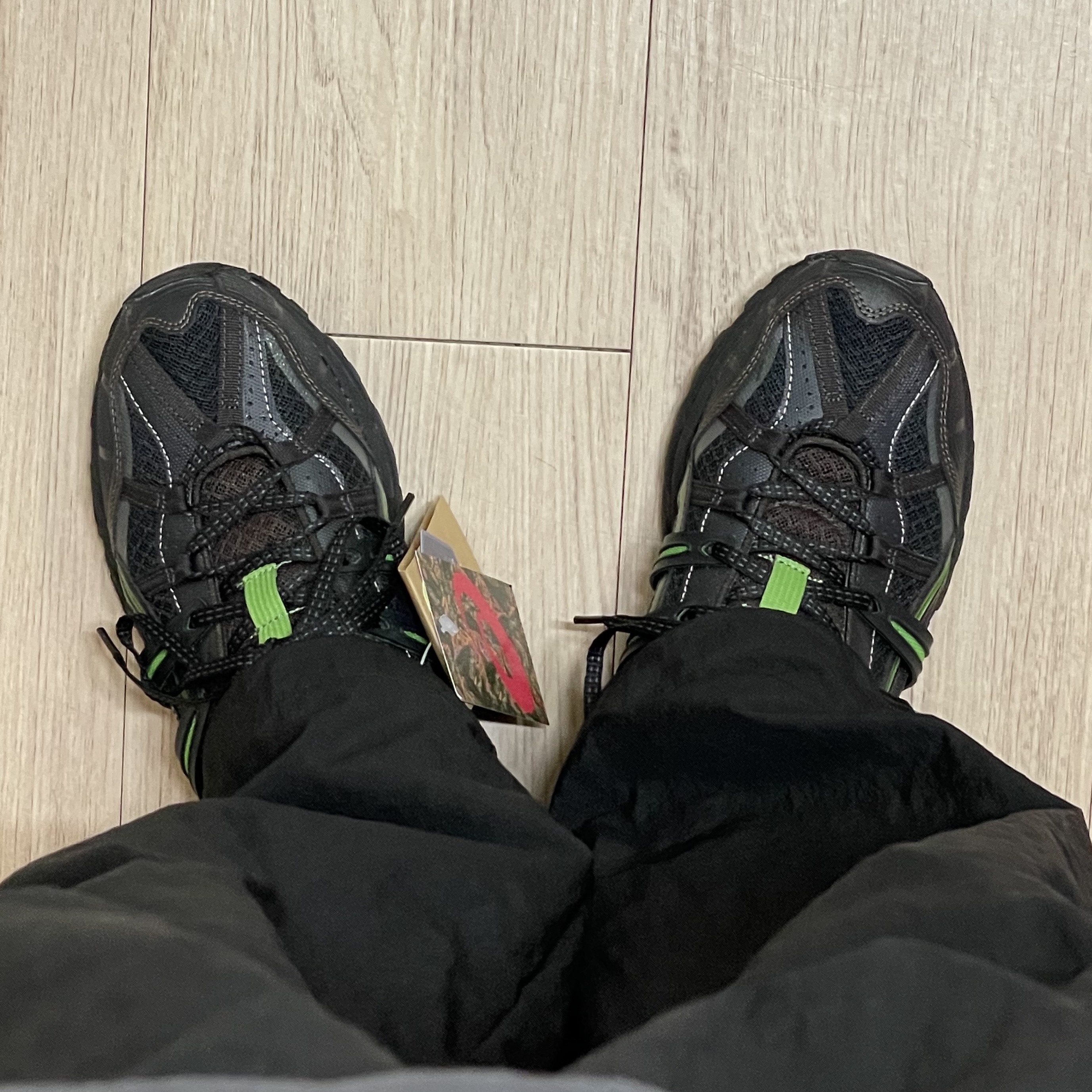 Asics x Andersson Bell Gel-Sonoma 15-50 Black Green 착용 스타일 - 3