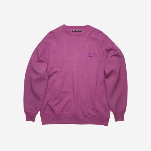 Acne Studios Forba Face Crewneck Sweatshirt Pink