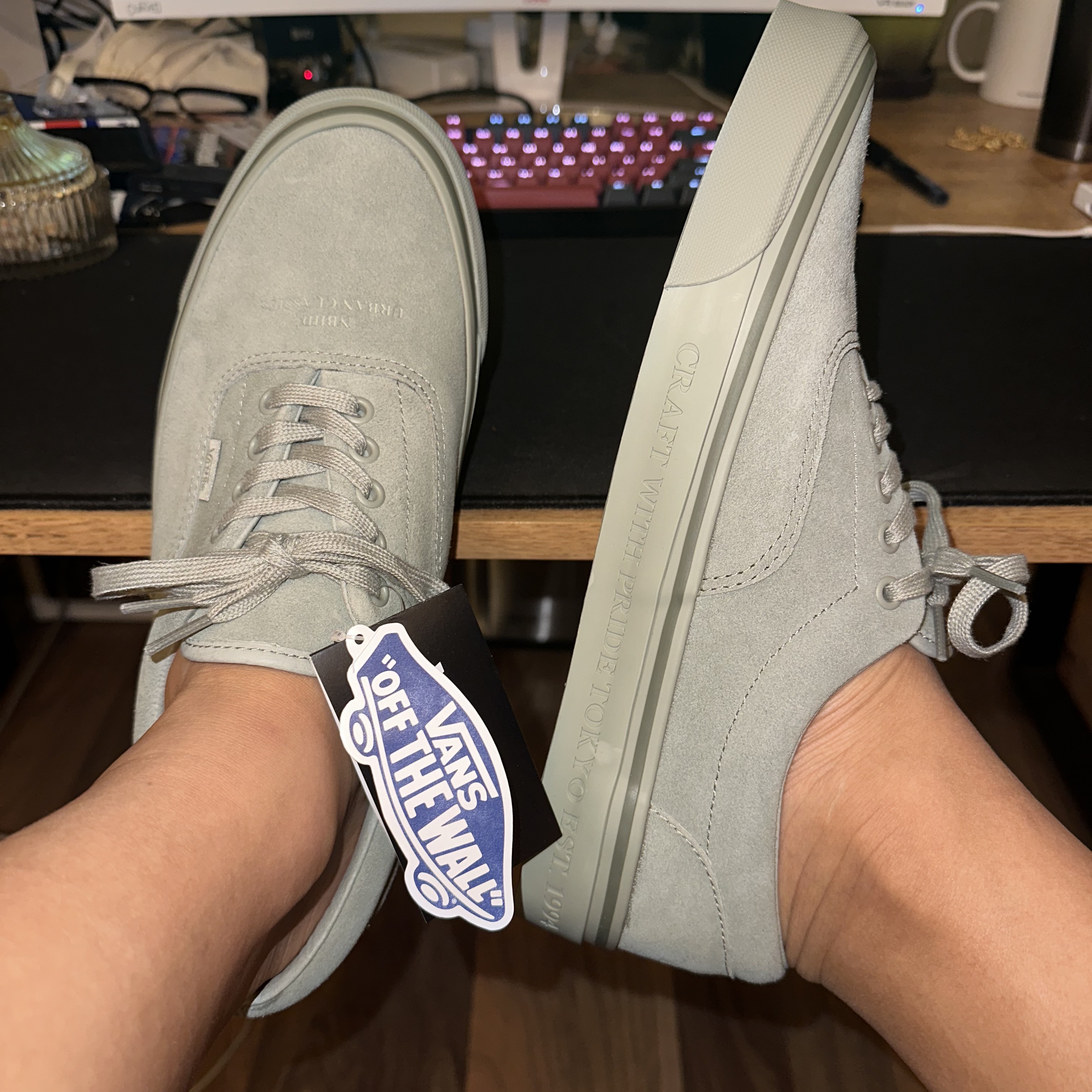 Vans x Neighborhood Era 95 DX Green 착용 스타일