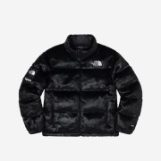 Supreme x The North Face Faux Fur Nuptse Jacket Black - 20FW