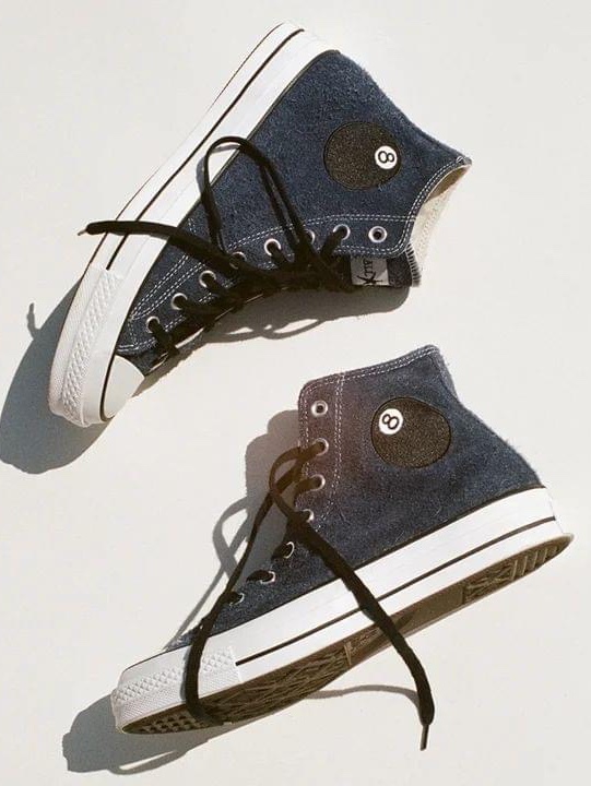 Converse x Stussy Chuck 70 High Black, Converse x Stussy One Star Ox Black 착용 스타일 - 2