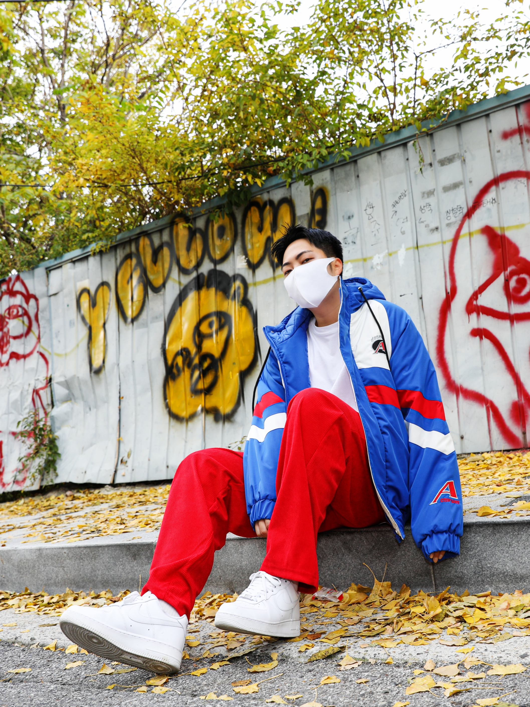 Nike Air Force 1 '07 Low White 착용 스타일 - 3