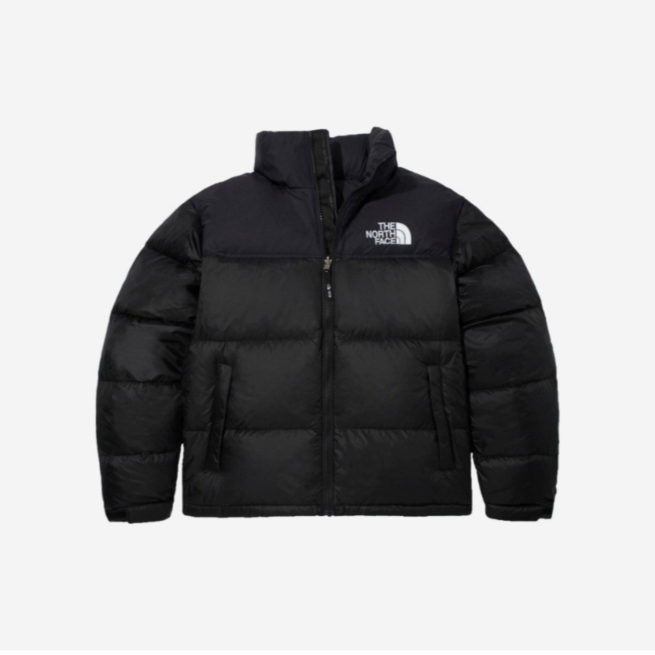 The North Face 1996 Eco Nuptse Jacket Black 착용 스타일