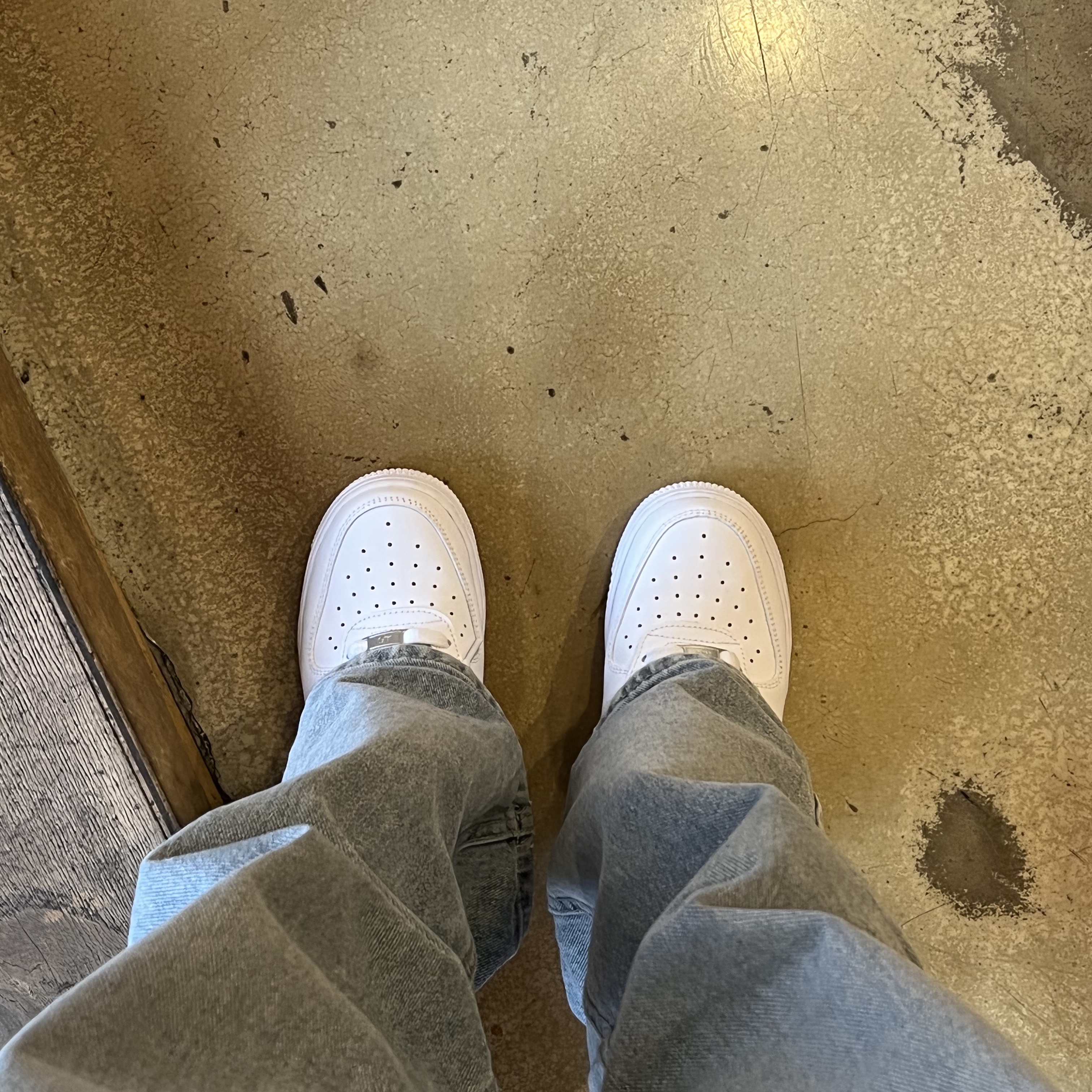 (W) Nike Air Force 1 '07 Low White 착용 스타일