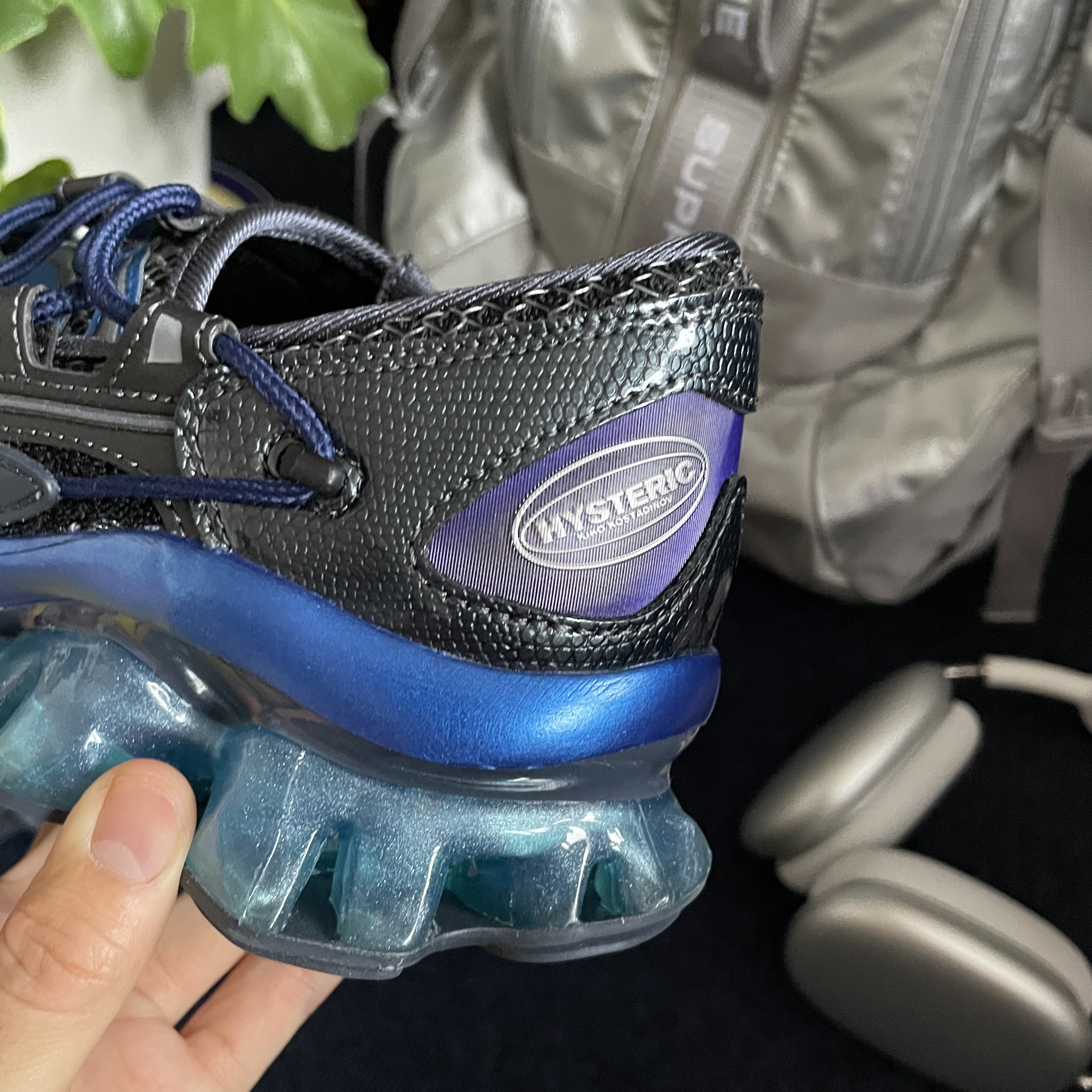 (W) Asics x Kiko Kostadinov x Hysteric Glamour Gel-Quantum Lylia Pure Silver Blue Expanse 착용 스타일 - 4