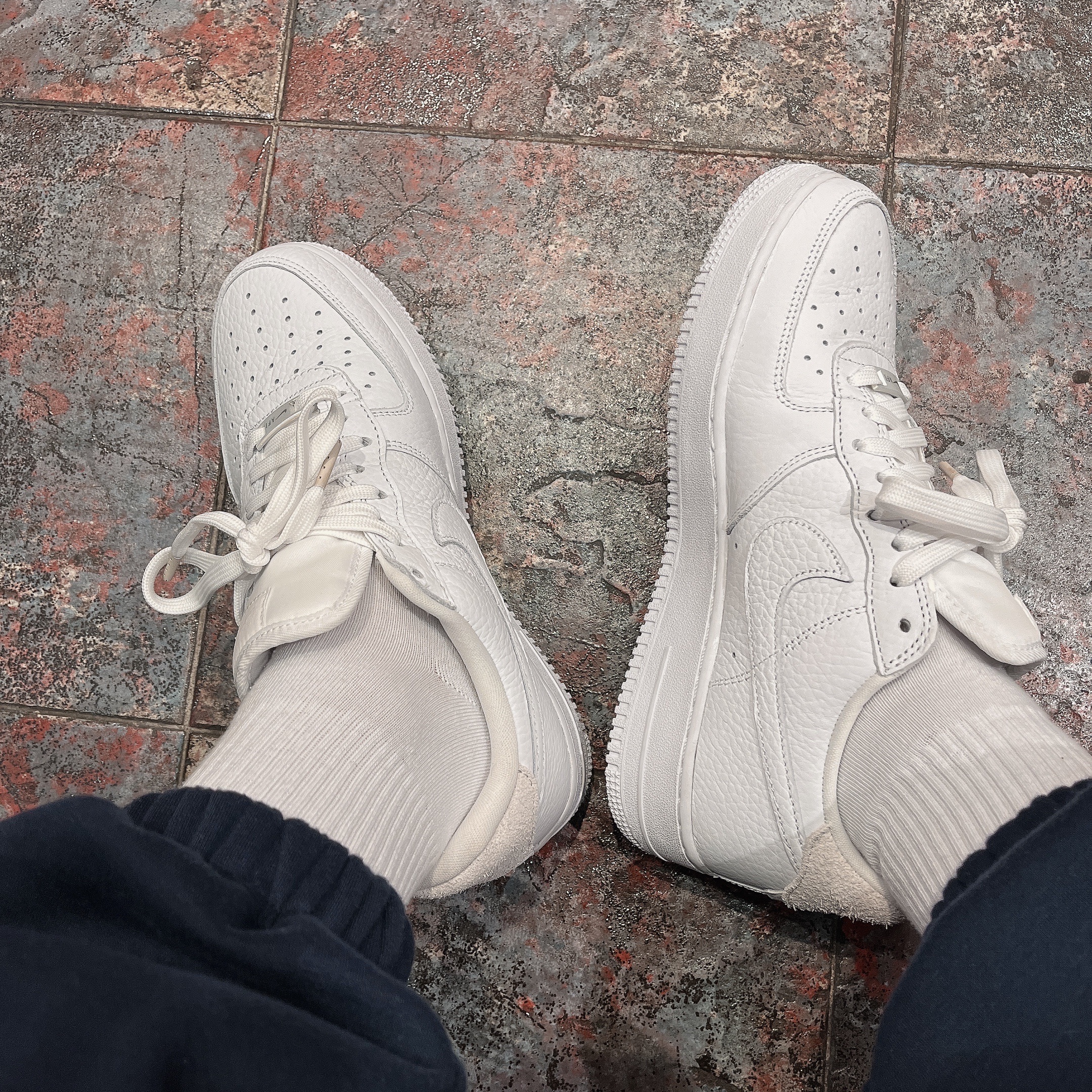 Nike Air Force 1 '07 Craft Vast Grey 착용 스타일