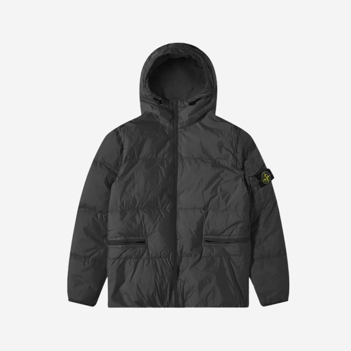 스톤 아일랜드 42223 가먼트 다이드 크링클랩스 나일론 다운 자켓 블랙 - 21FW | Stone Island | KREAM