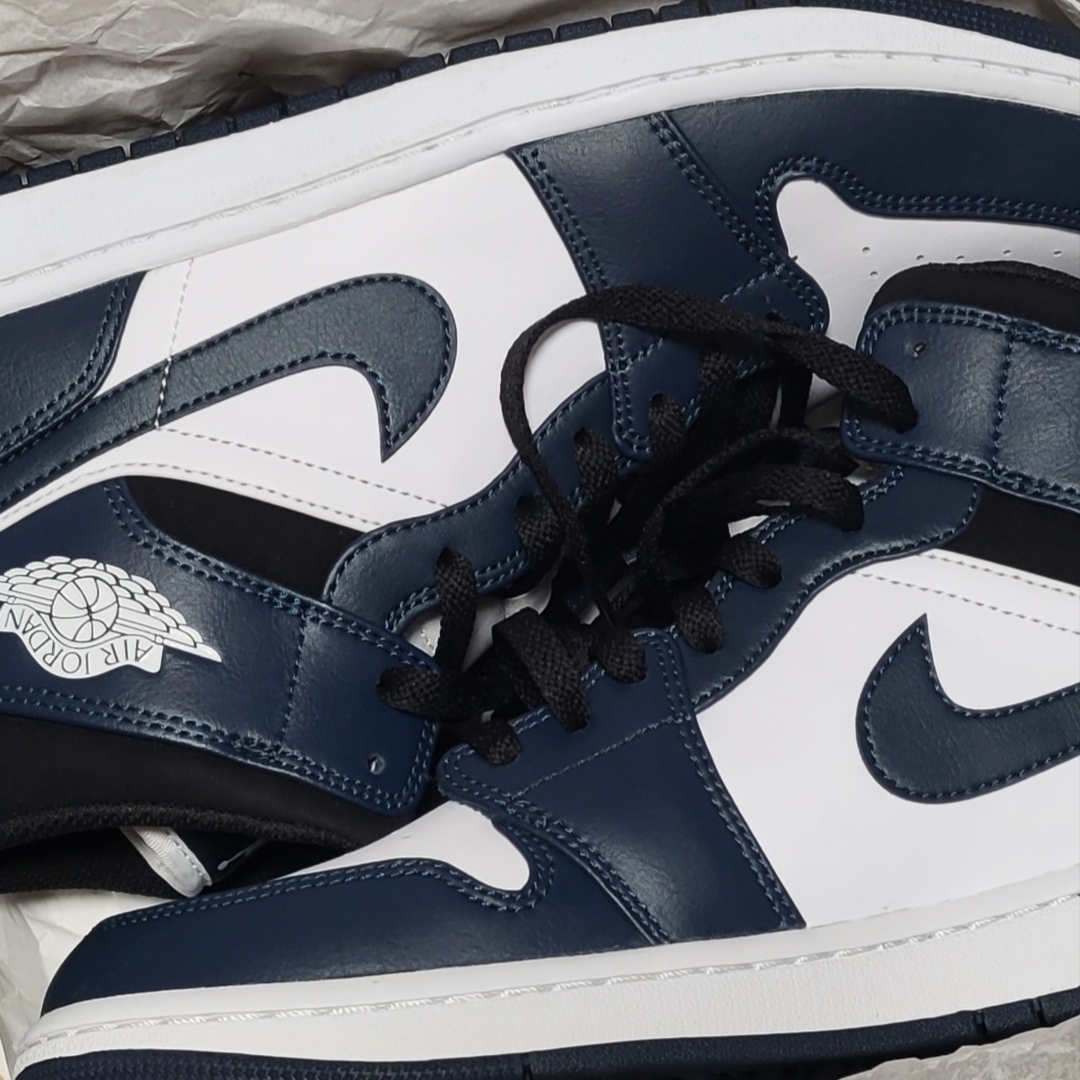 Jordan 1 Mid Dark Teal 착용 스타일 - 1