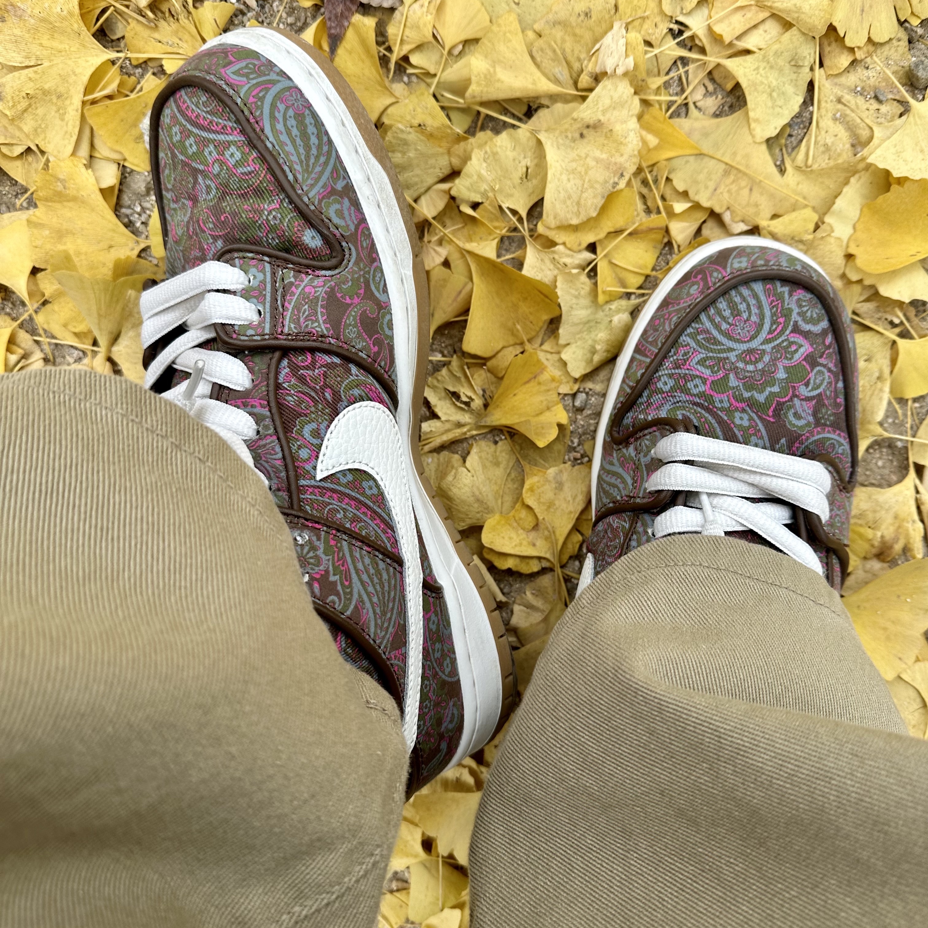 Nike SB Dunk Low Pro Premium Paisley 착용 스타일 - 3