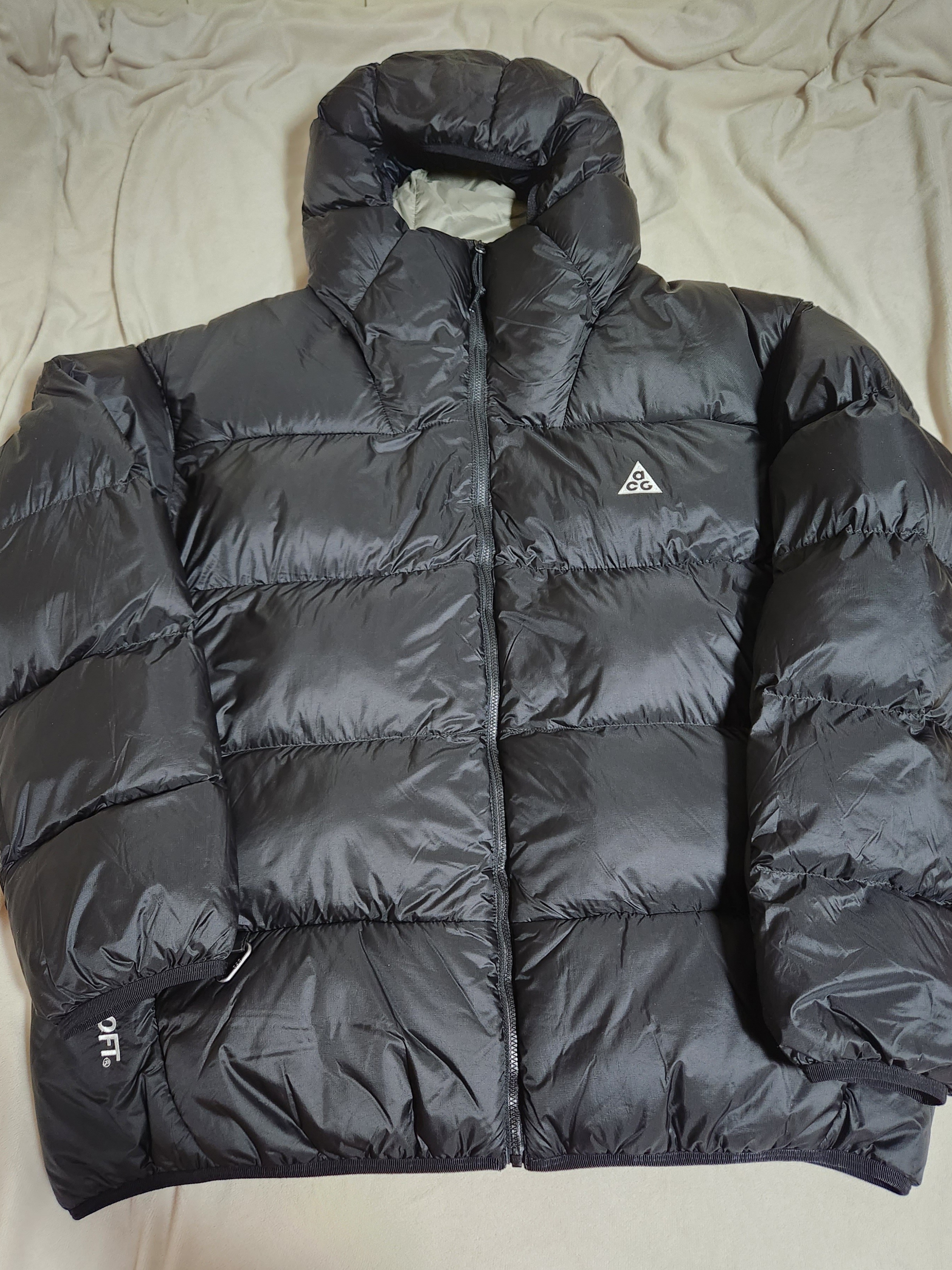 Nike ACG Therma-Fit ADV Lunar Lake Puffer Jacket Black - US/EU 착용 스타일 - 1
