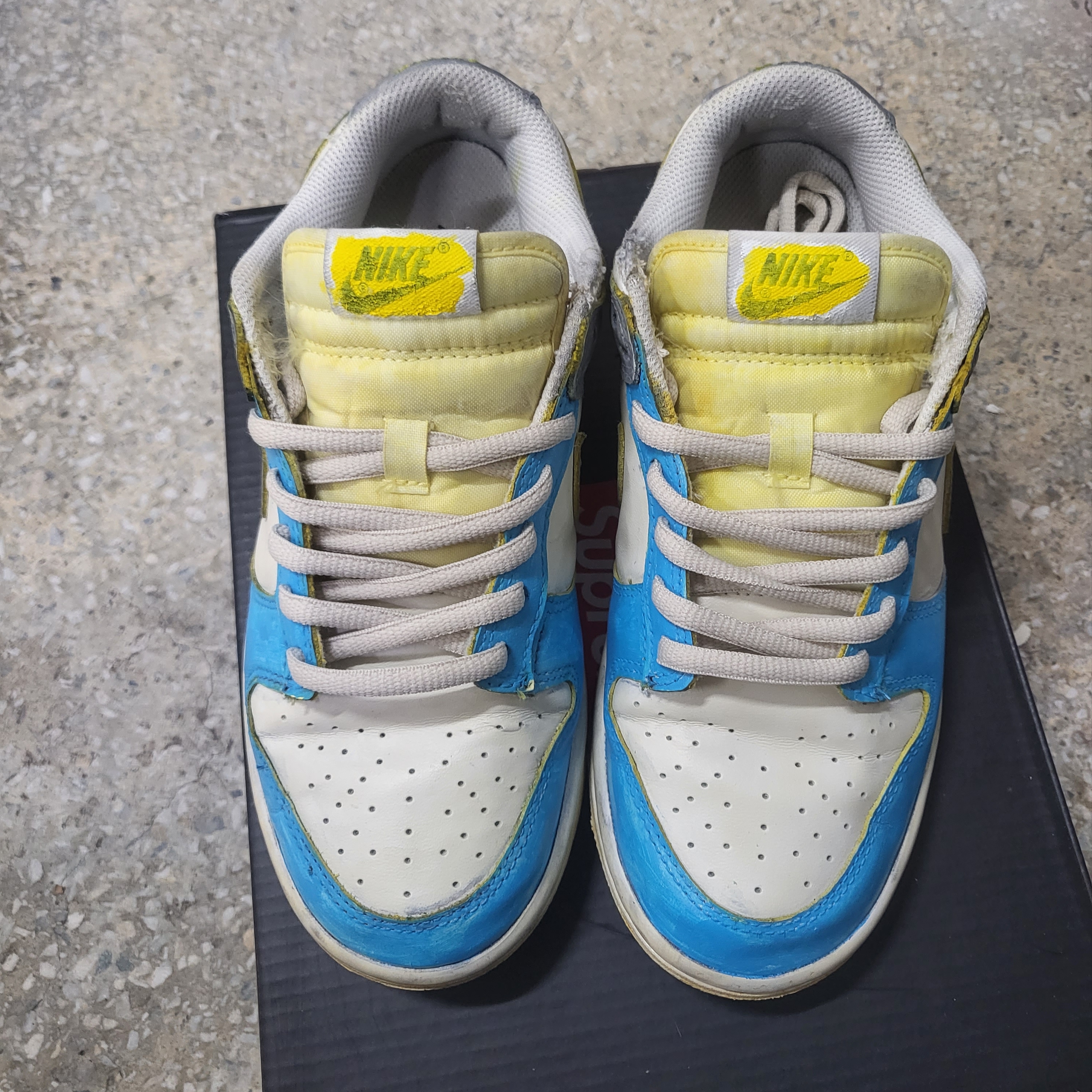 (W) Nike Dunk Low Triple White 착용 스타일 - 3