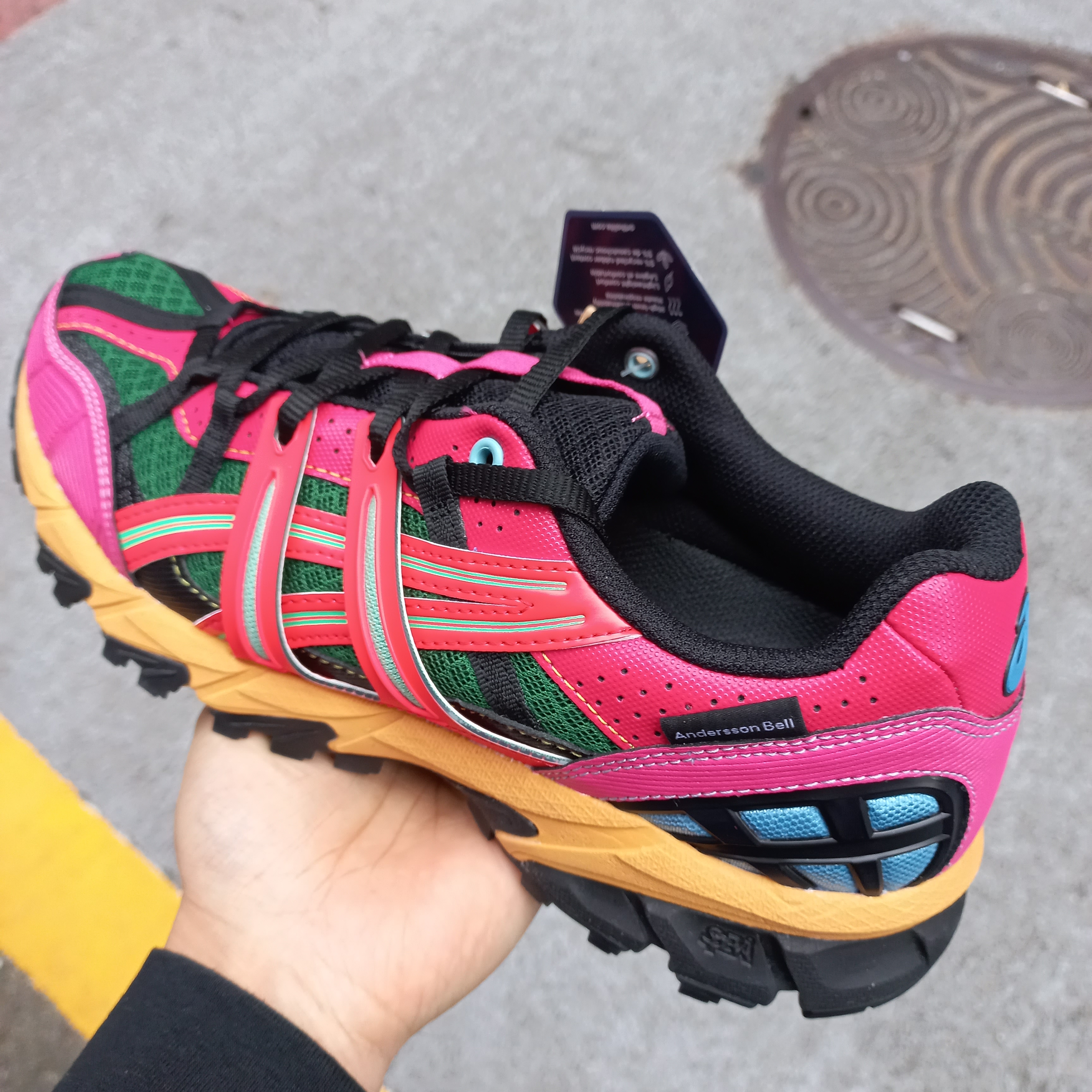 Asics x Andersson Bell Gel-Sonoma 15-50 Bright Rose Evergreen 착용 스타일 - 2