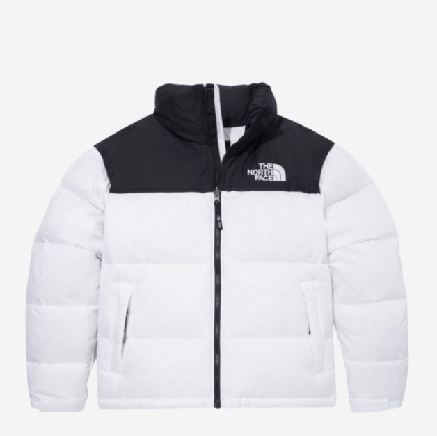 The North Face 1996 Eco Nuptse Jacket White 착용 스타일