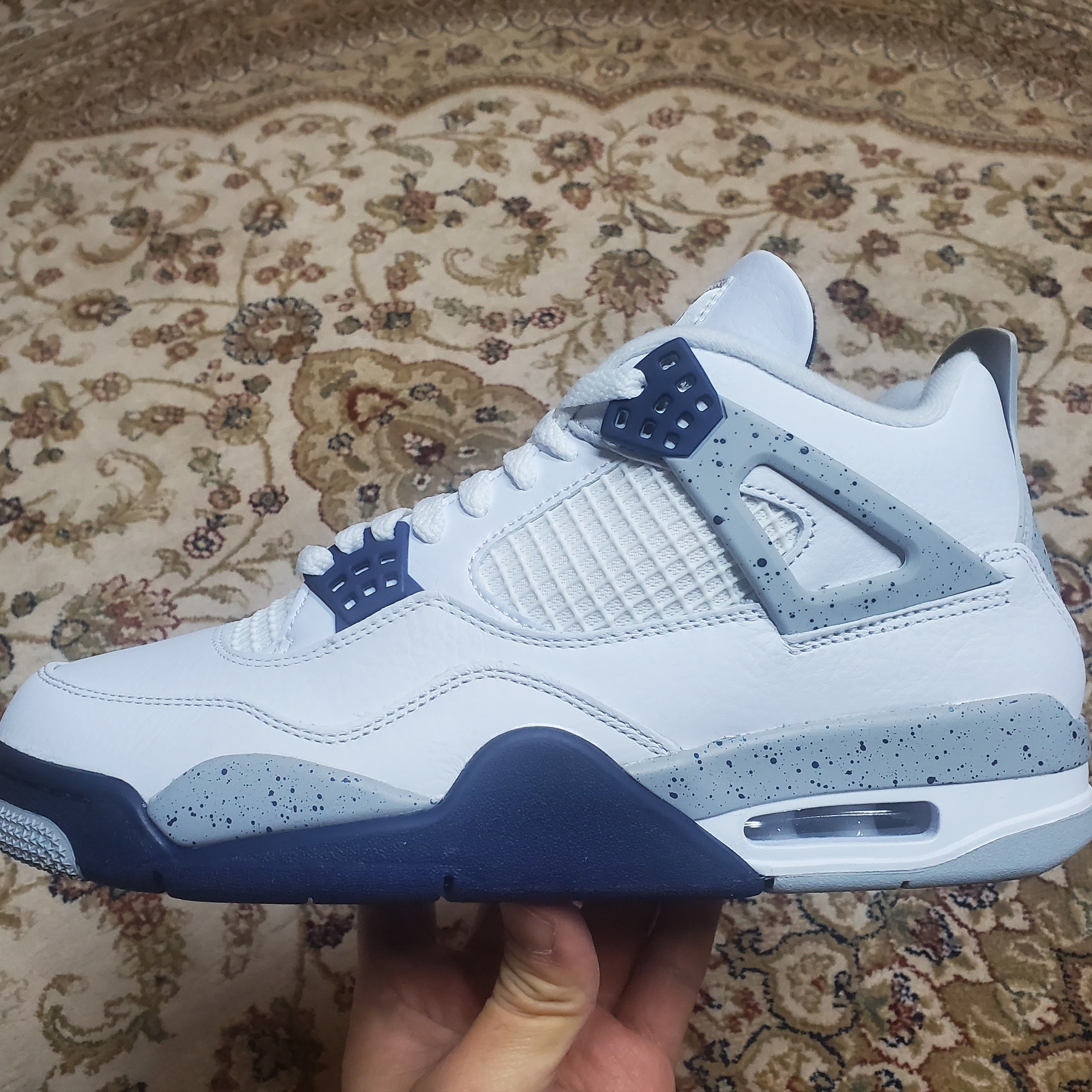 Jordan 4 Retro Midnight Navy 착용 스타일 - 2