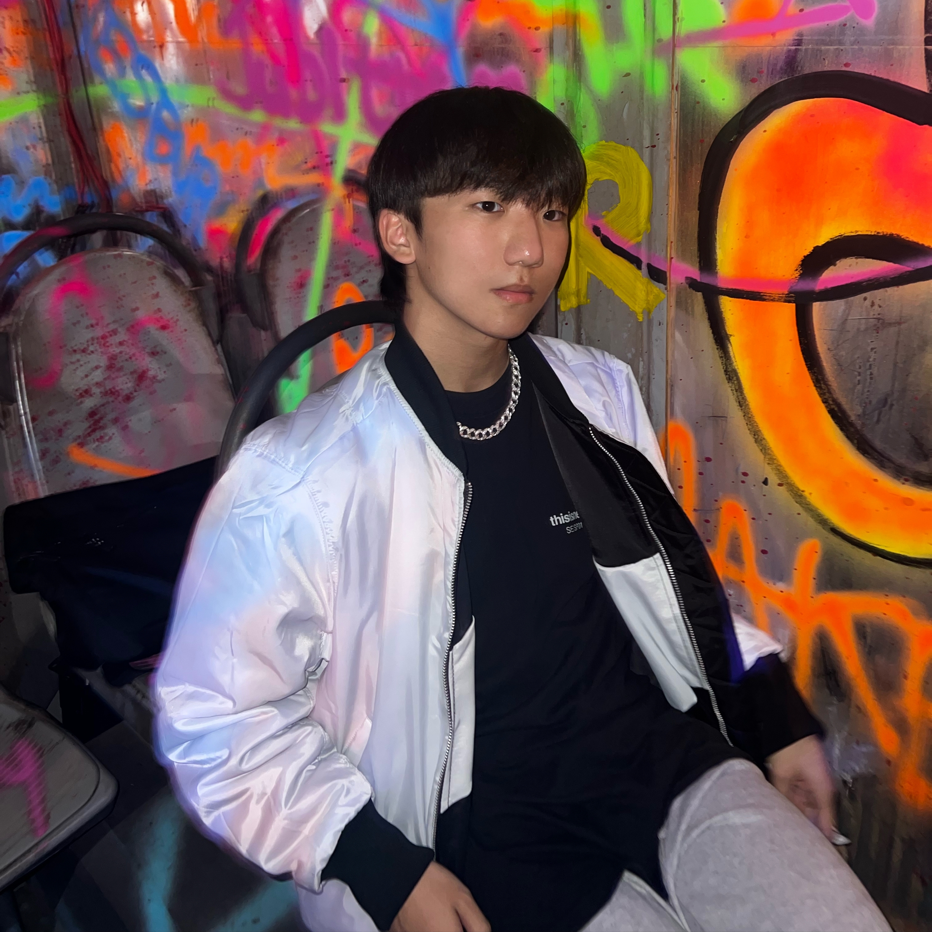Nike NSW Swoosh Therma-Fit Bomber Black - Asia 착용 스타일 - 2