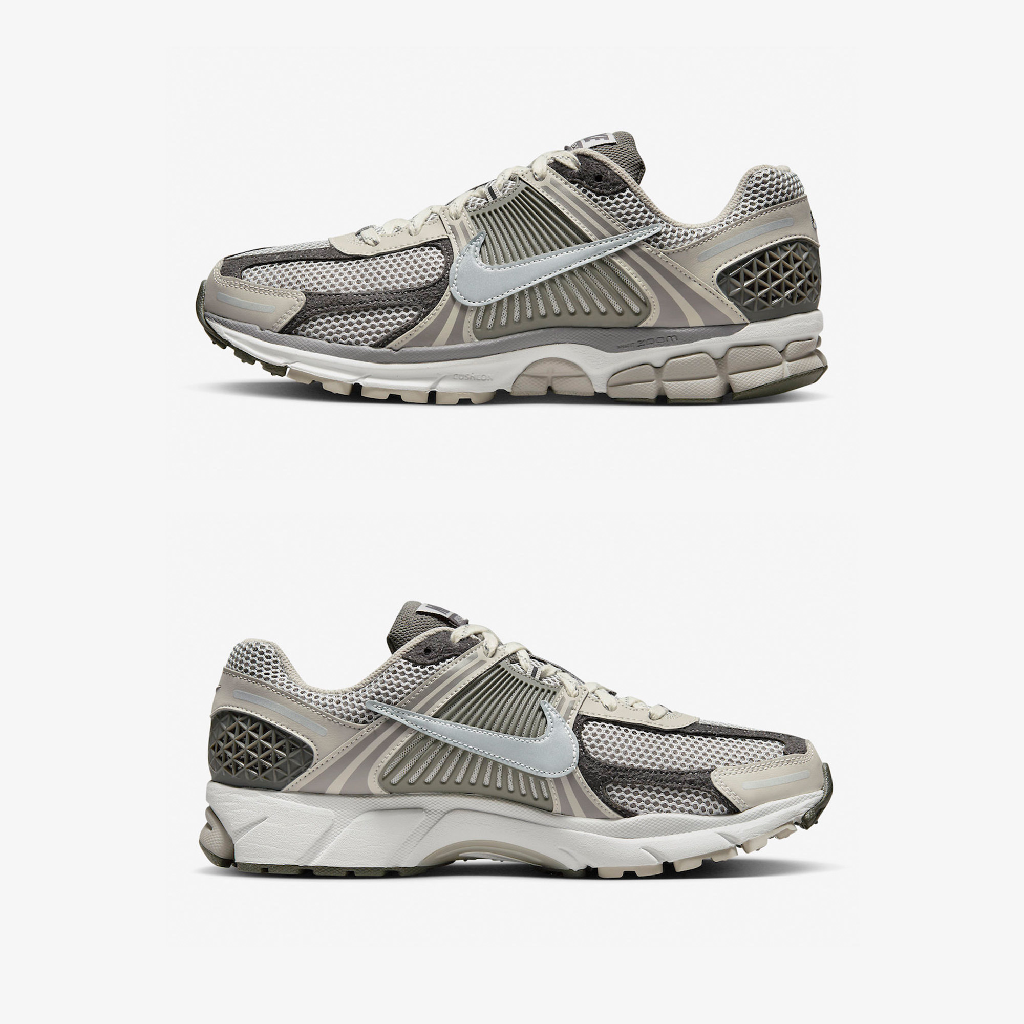 Nike Zoom Vomero 5 PRM Light Iron Ore and Flat Fewter 착용 스타일 - 3