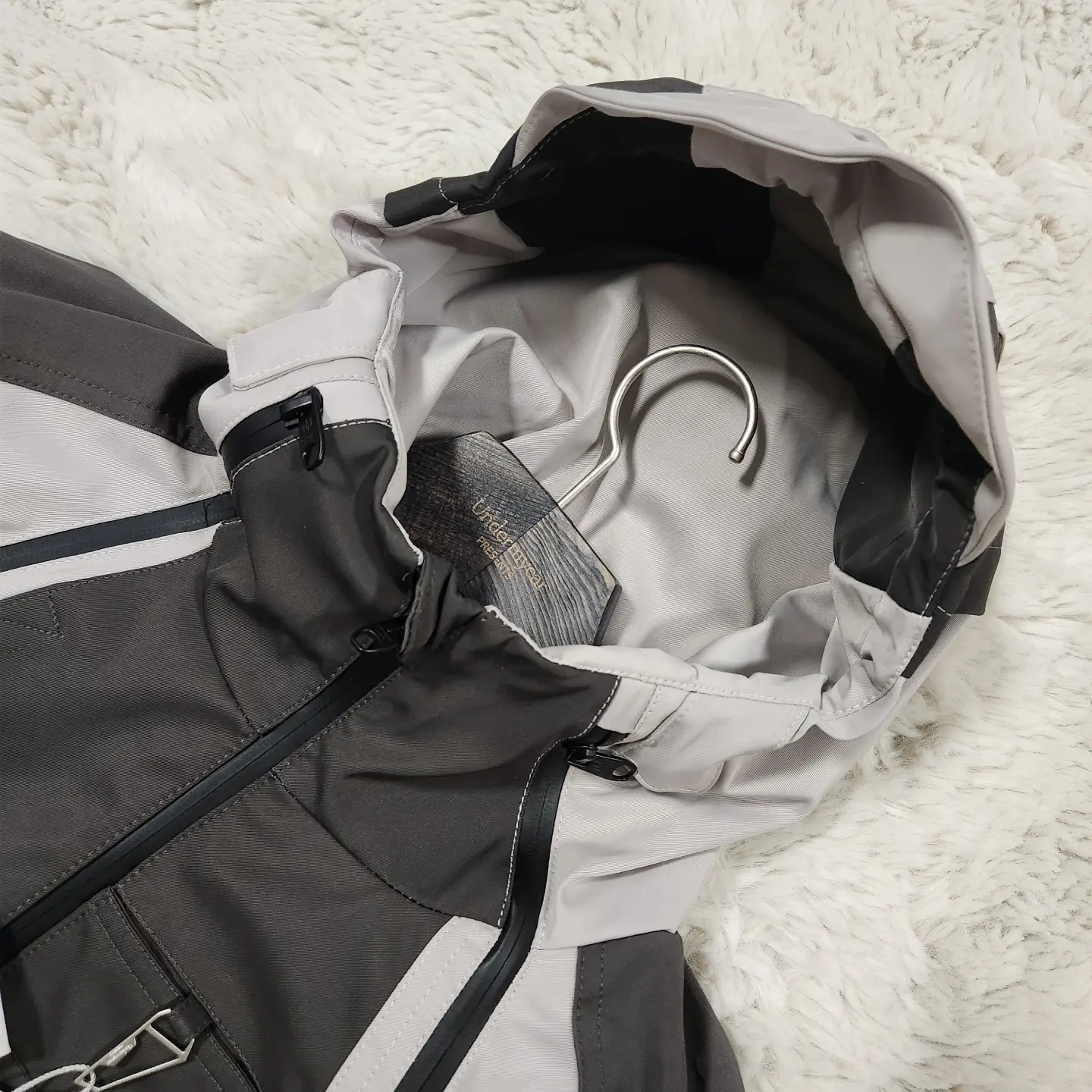Undermycar Kame Multi Zip Turtle Shell Parka Driftwood - 22FW 착용 스타일