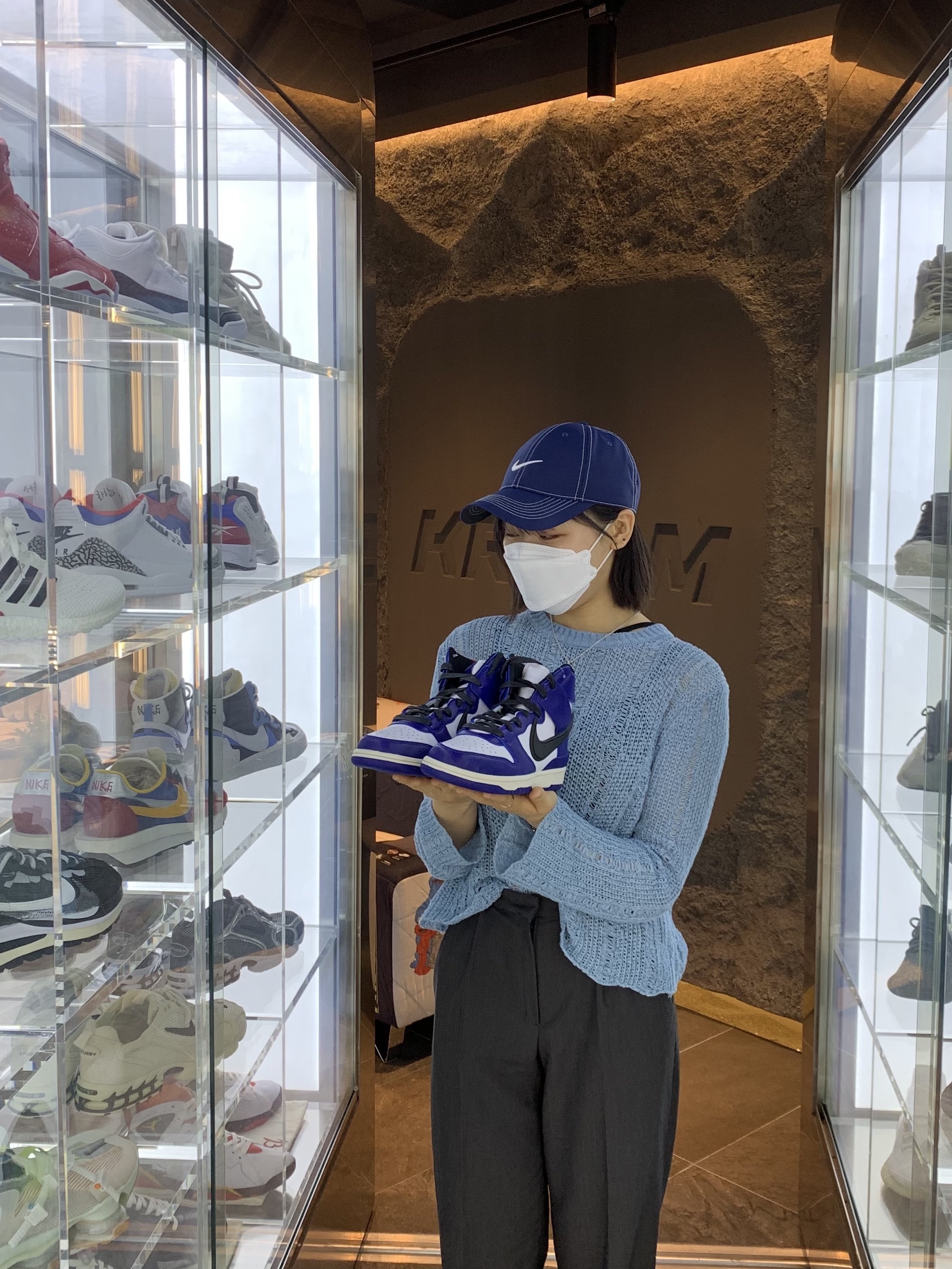 Nike x Ambush Dunk High Deep Royal Blue, (W) Nike Dunk Low Coast 착용 스타일 - 2