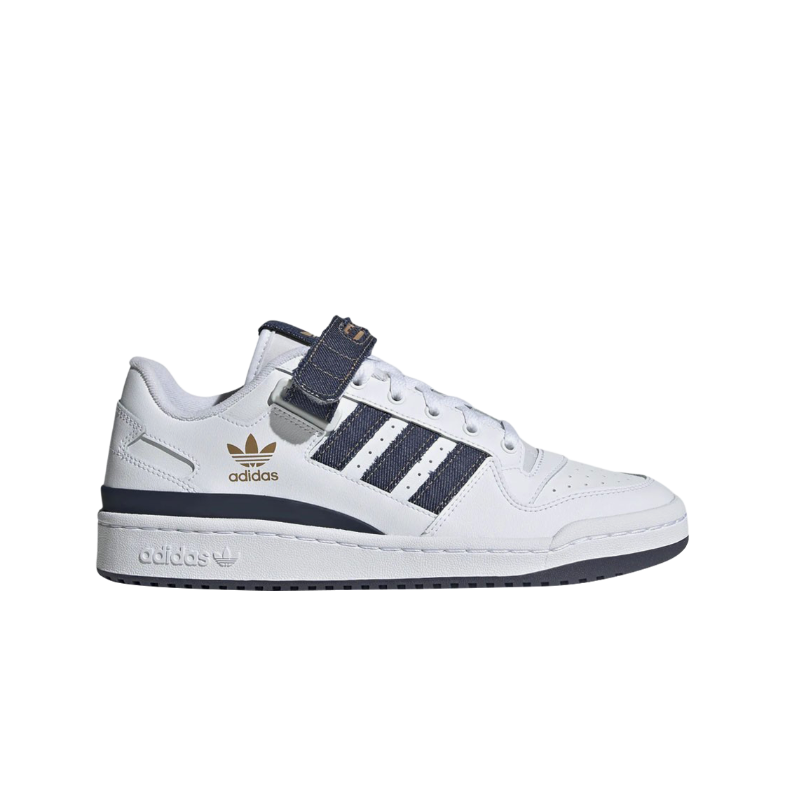 아디다스 포럼 로우 클라우드 화이트 컬리지에이트 네이비(Adidas Forum Low Cloud White Collegiate Navy) - 1