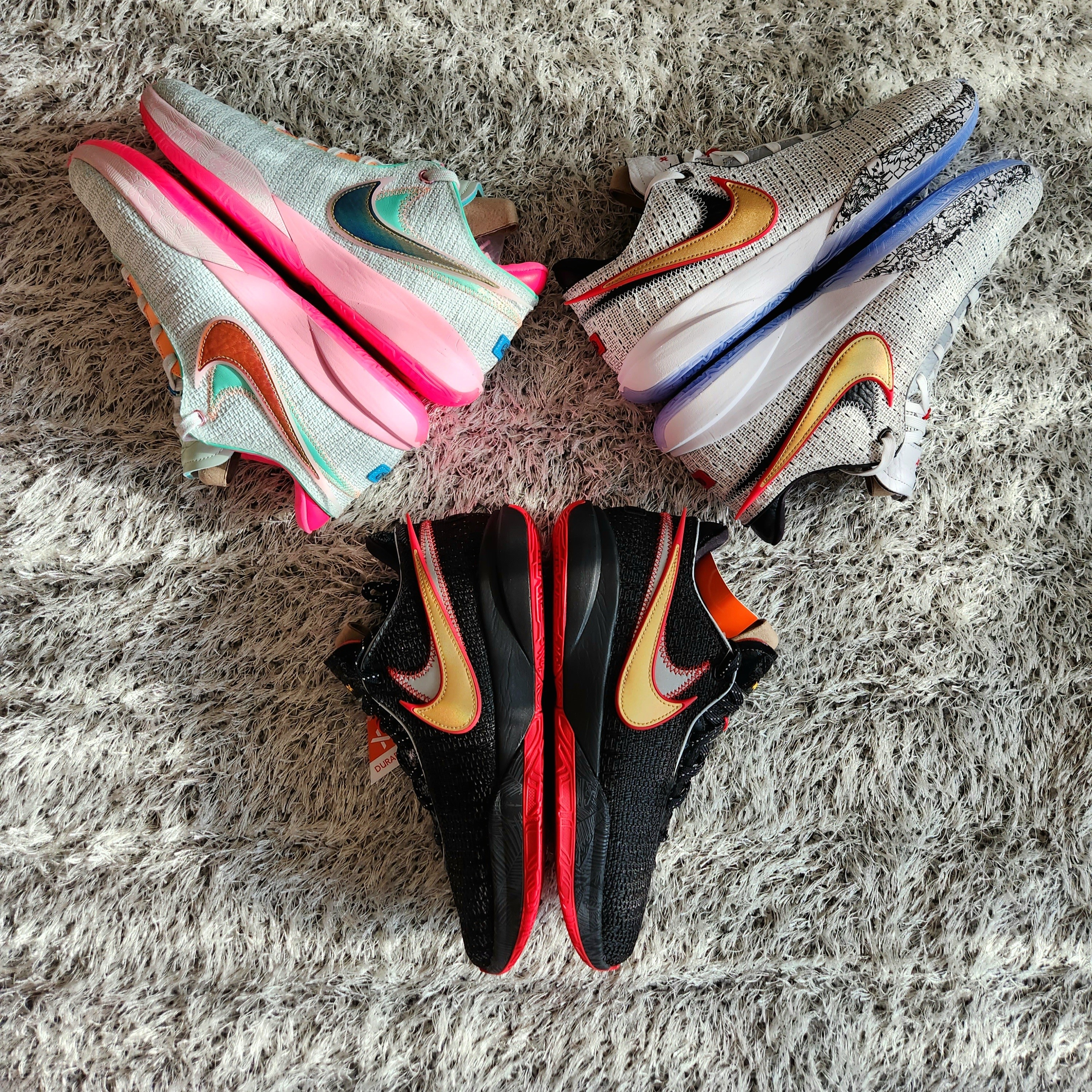 Nike LeBron XX EP White Metalic Gold, Nike LeBron XX EP Barely Green 착용 스타일