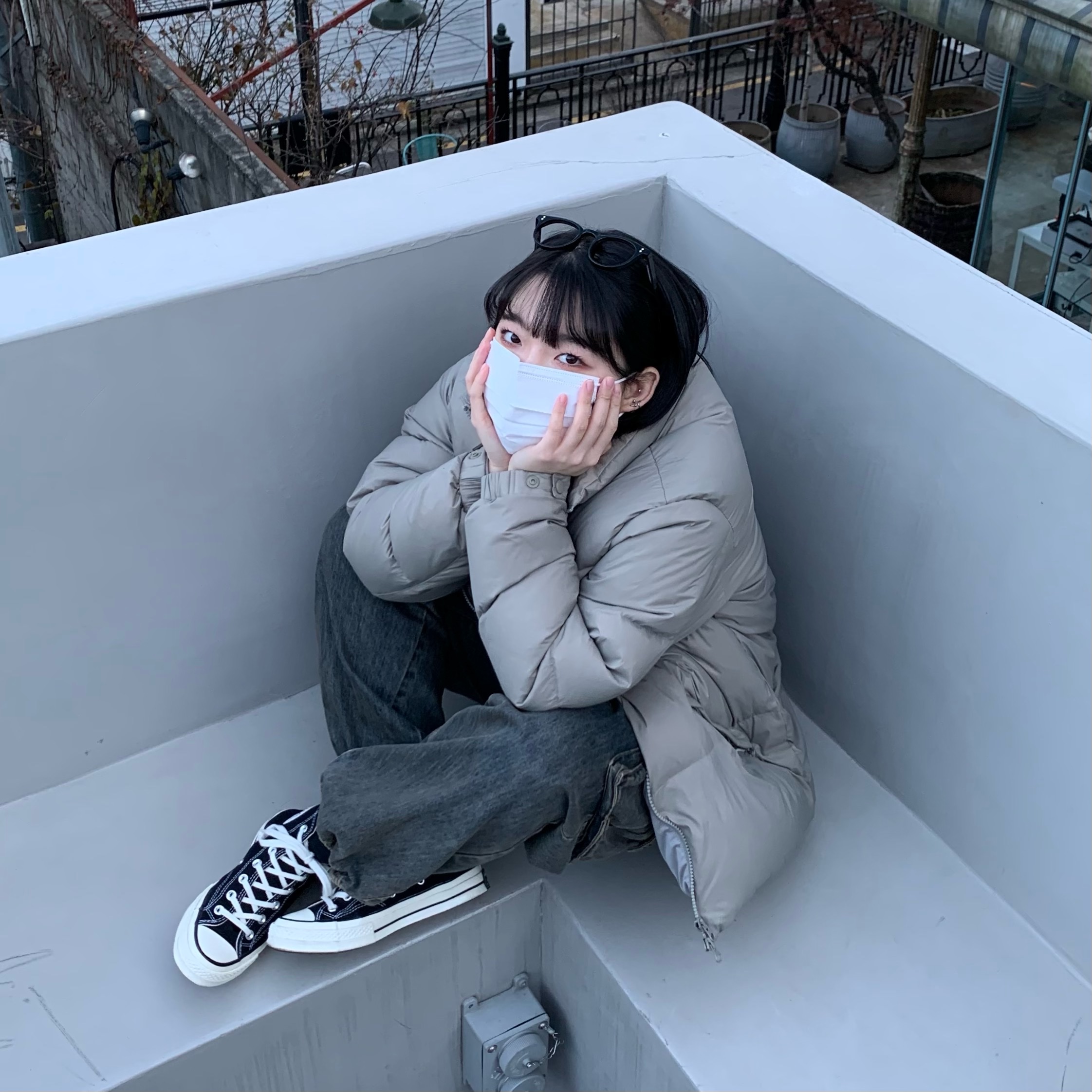 Converse Chuck 70 Hi Black 착용 스타일