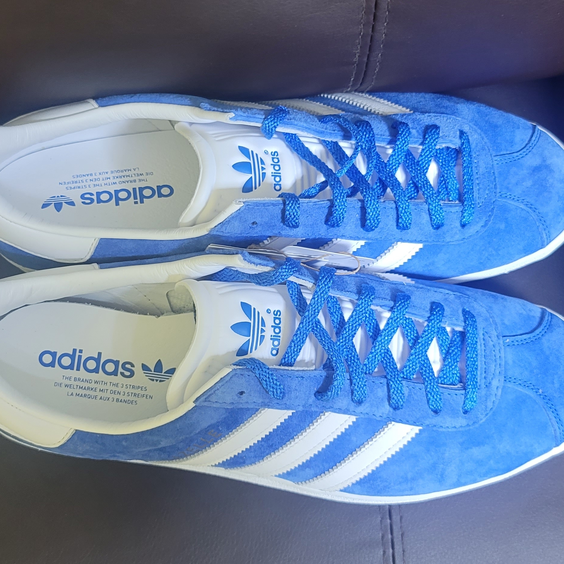 Adidas Gazelle 85 Blue Bird 착용 스타일 - 2