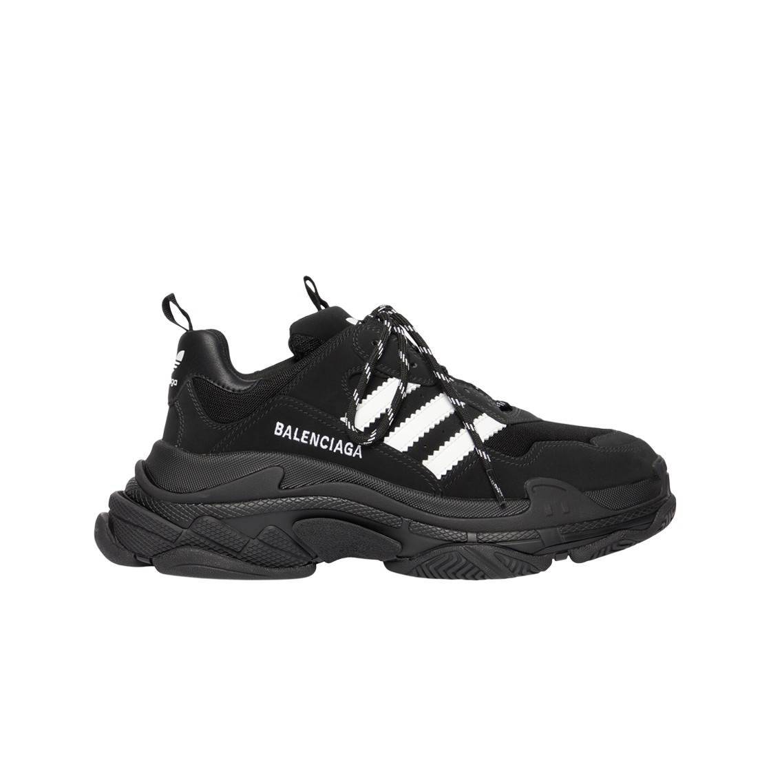 발렌시아가 x 아디다스 트리플 S 스니커즈 블랙(Balenciaga x Adidas Triple S Sneakers Black)